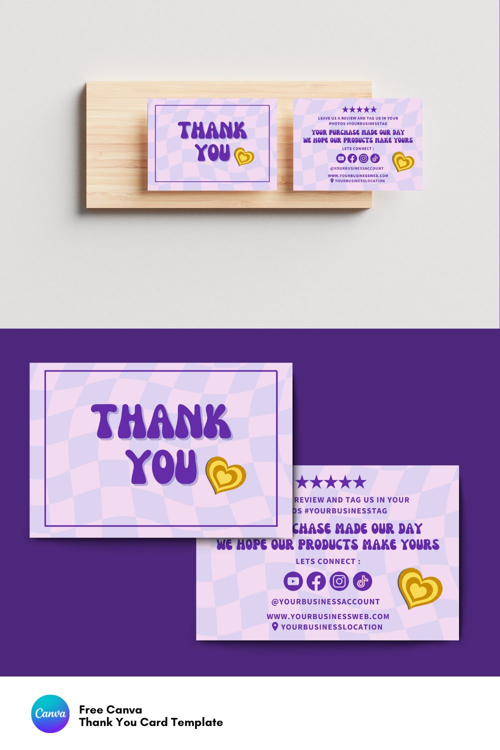 Thank You Card for Small Business | Canva Template