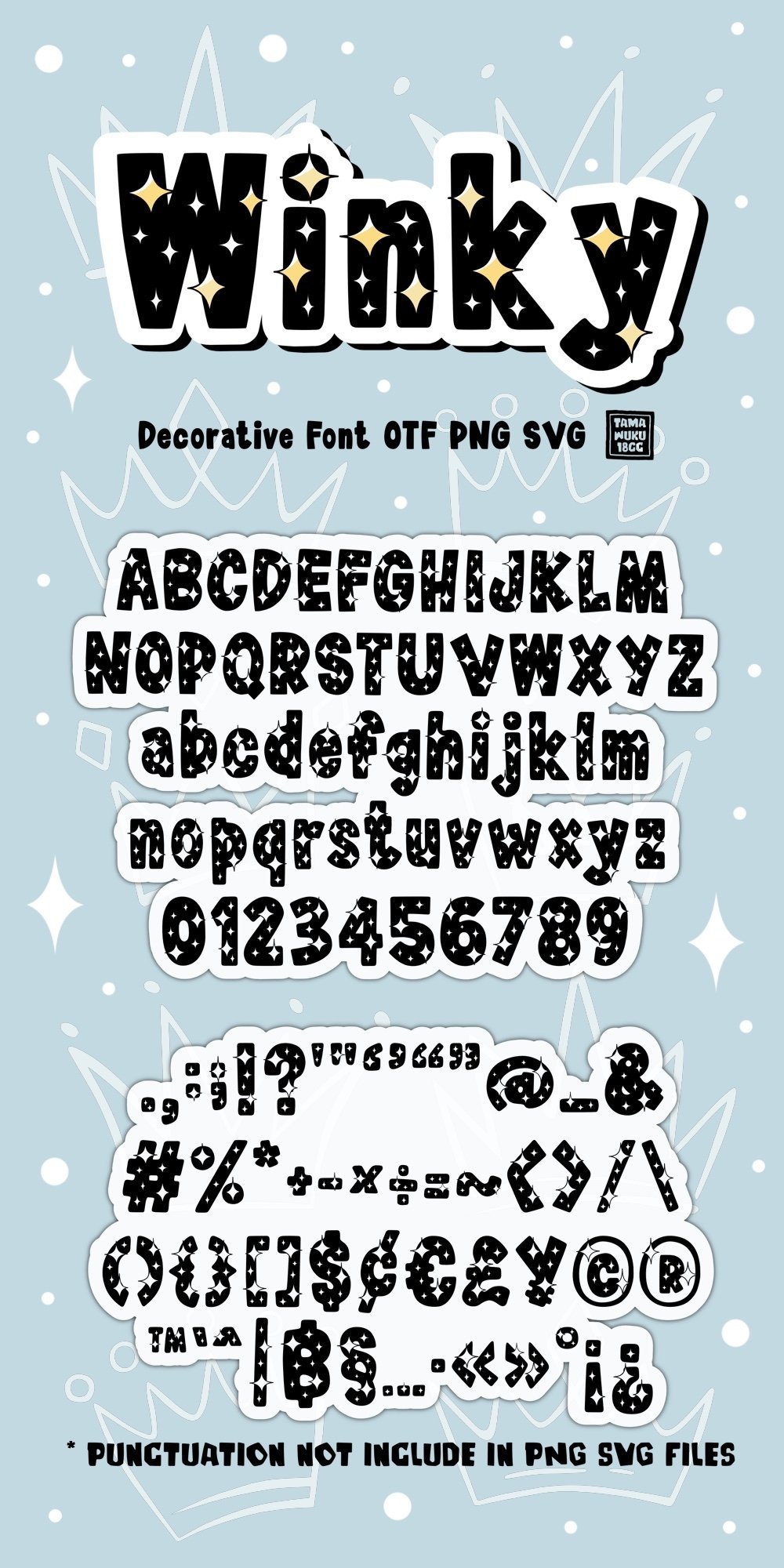 Winky OTF PNG SVG