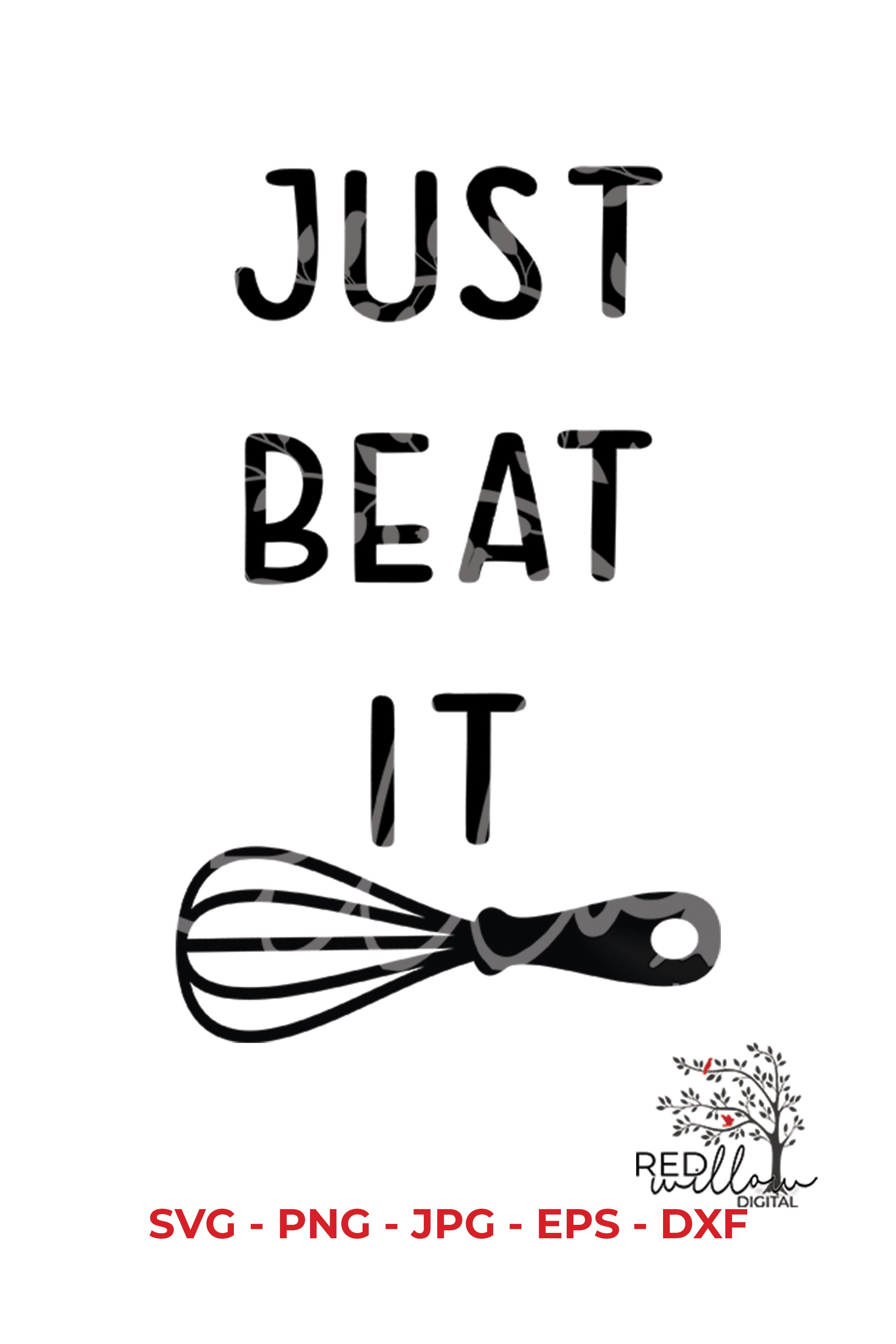 Just Beat It | Kitchen Decor SVG