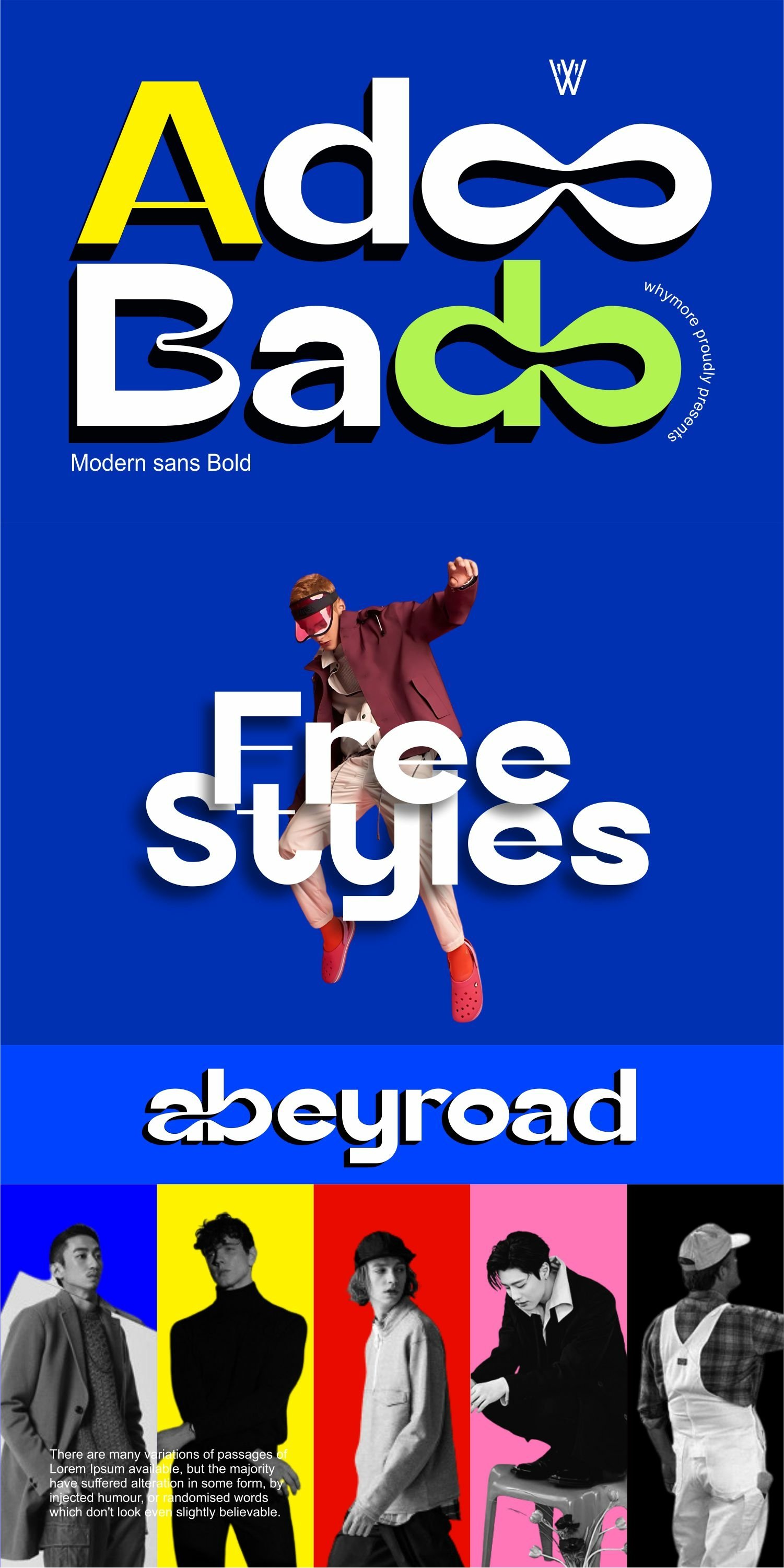 Adoo Bado Sans Bold - Clean Modern Typeface