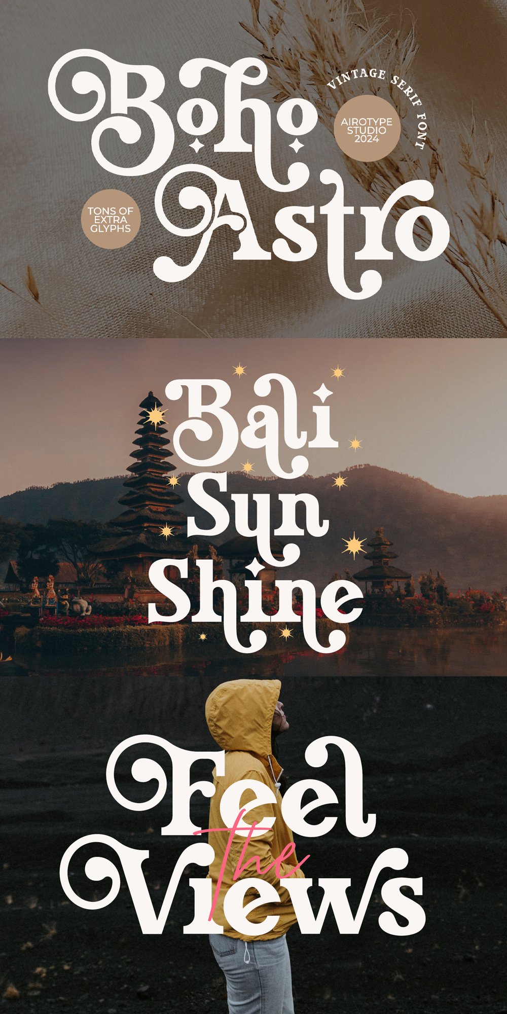 Boho Astro - Modern Vintage Serif Font