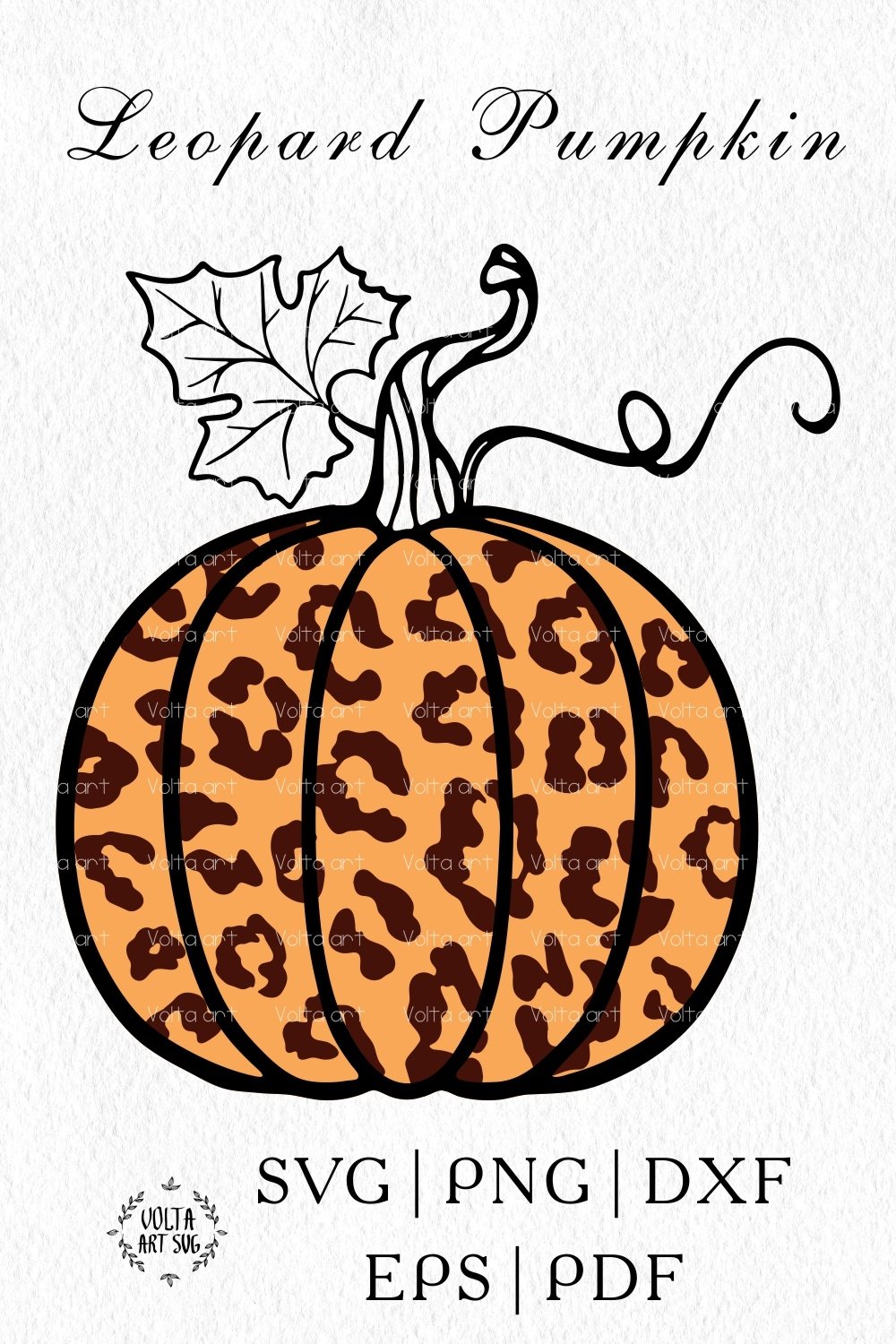 Leopard Pumpkin svg, Thanksgiving clipart Svg, Halloween svg