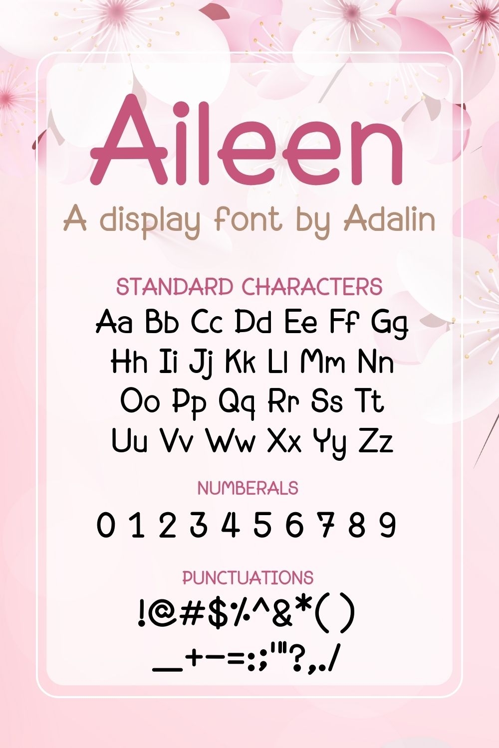 Aileen - Display Font