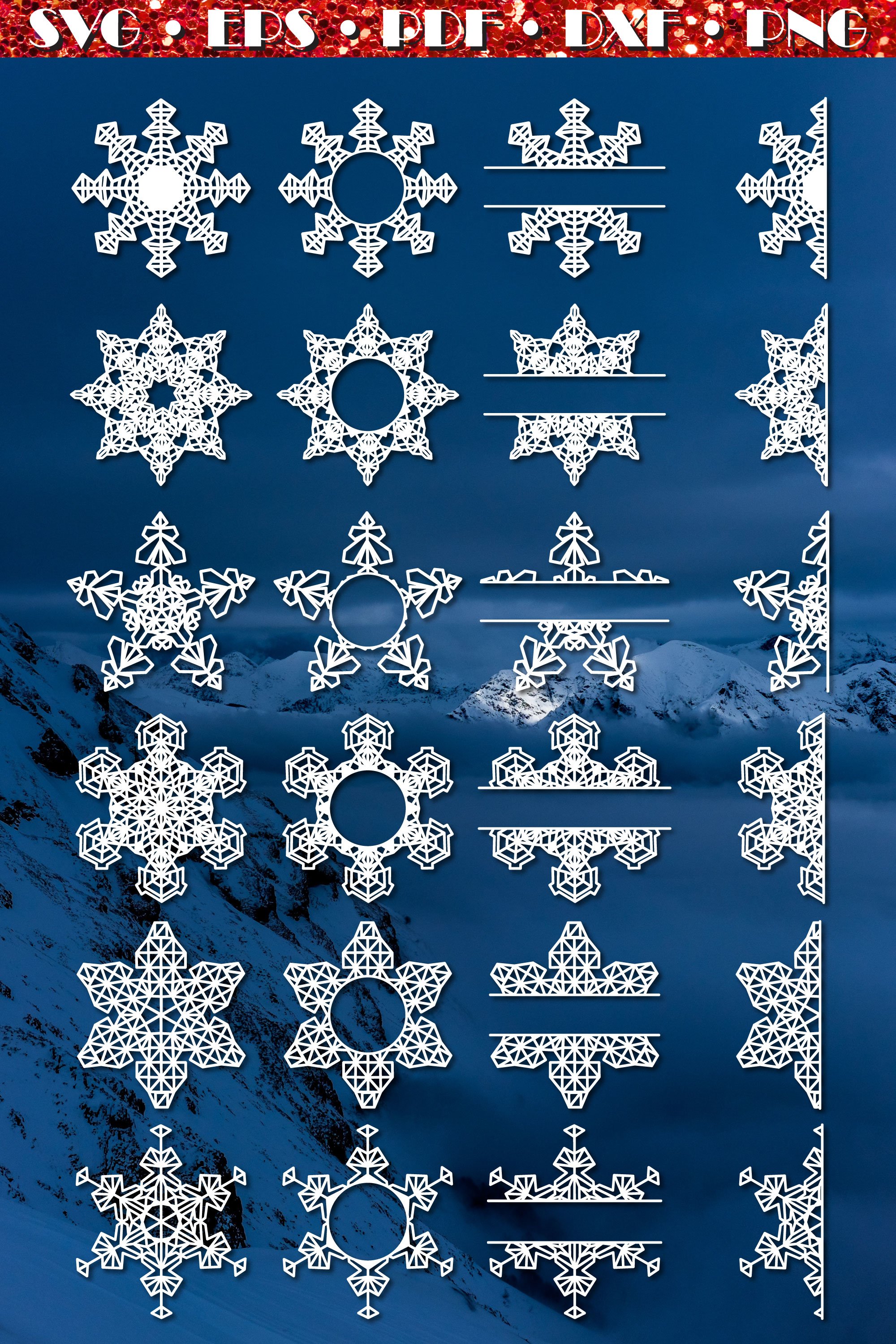 Splitcamera Monogram Christmas Split Monogram (1081402)