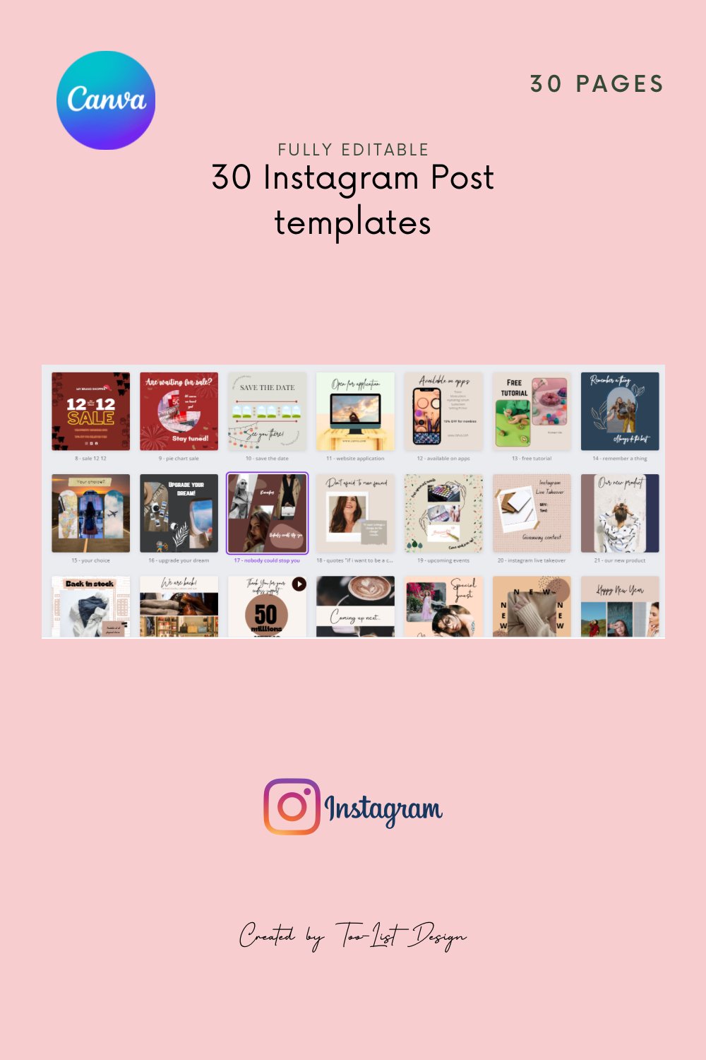 Canva Templates for Instagram Post - Mockup collections