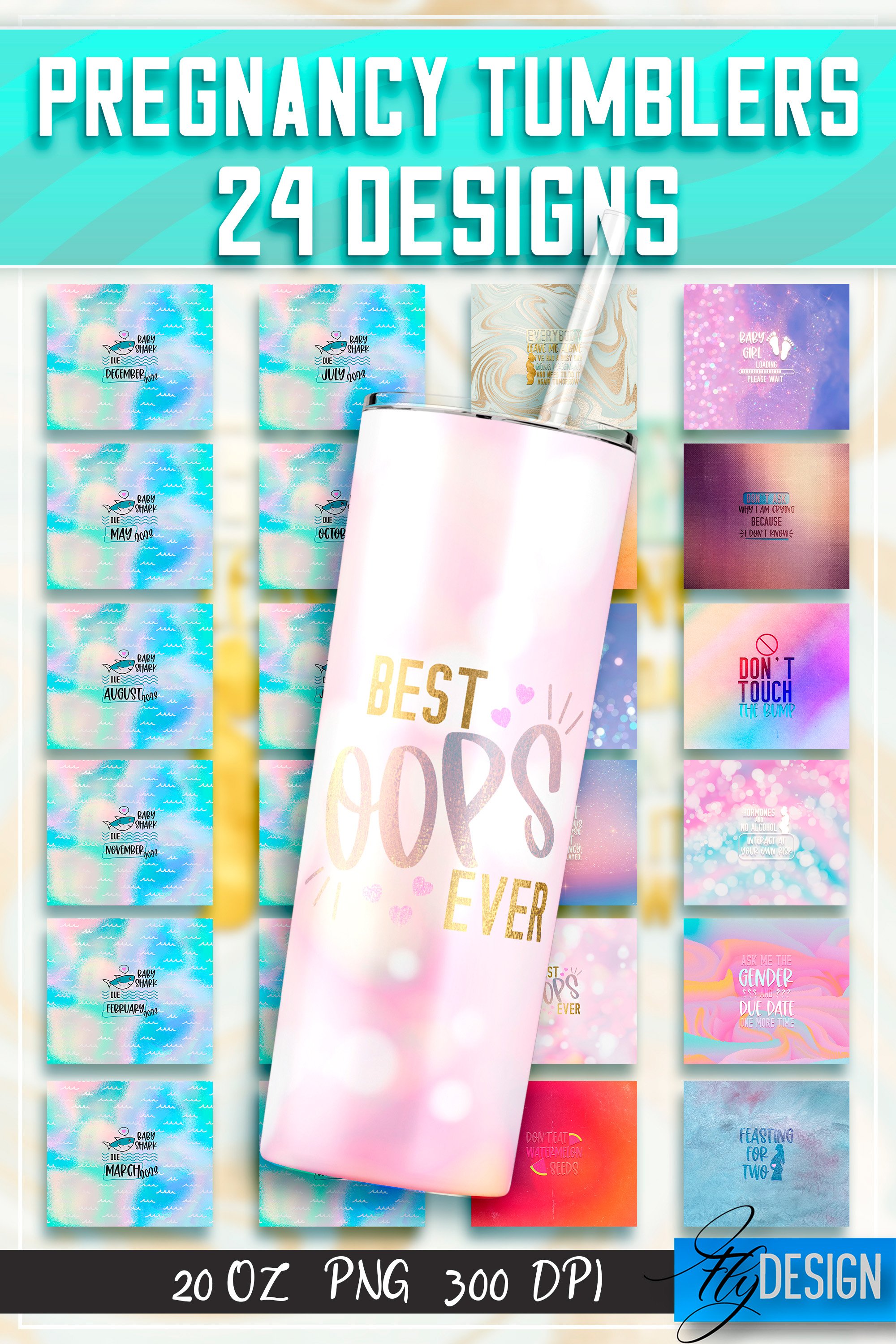 Pregnancy Tumbler Wrap SublimationPregnant (3102930)