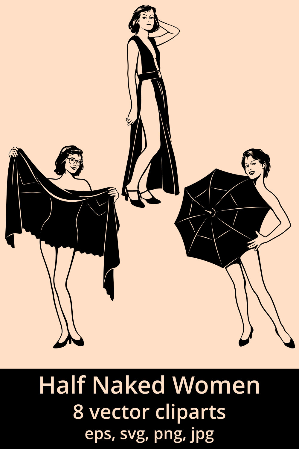 Sexy Women Half Naked