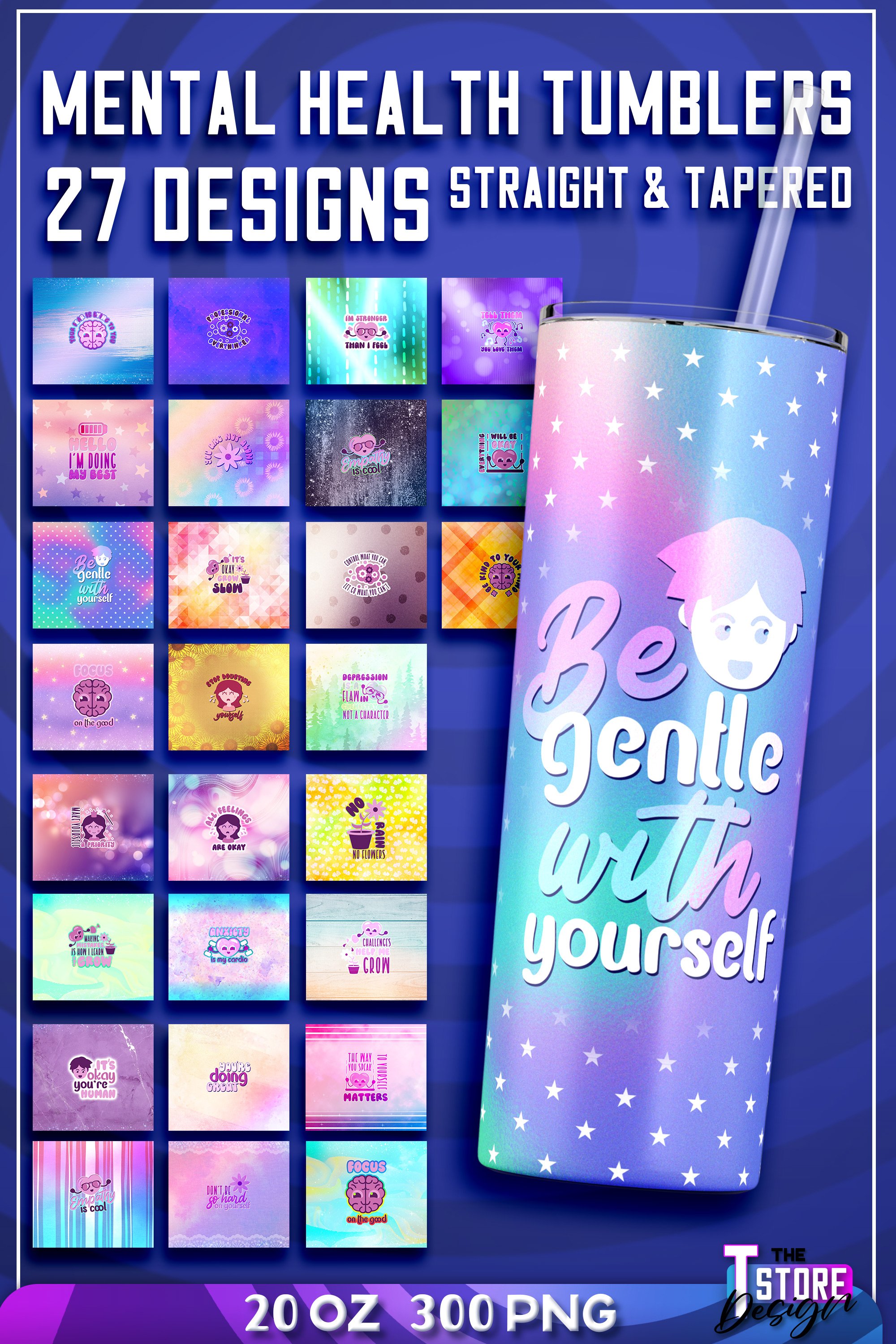 Mental Health Tumblers Bundle |Mental Health (2491993)