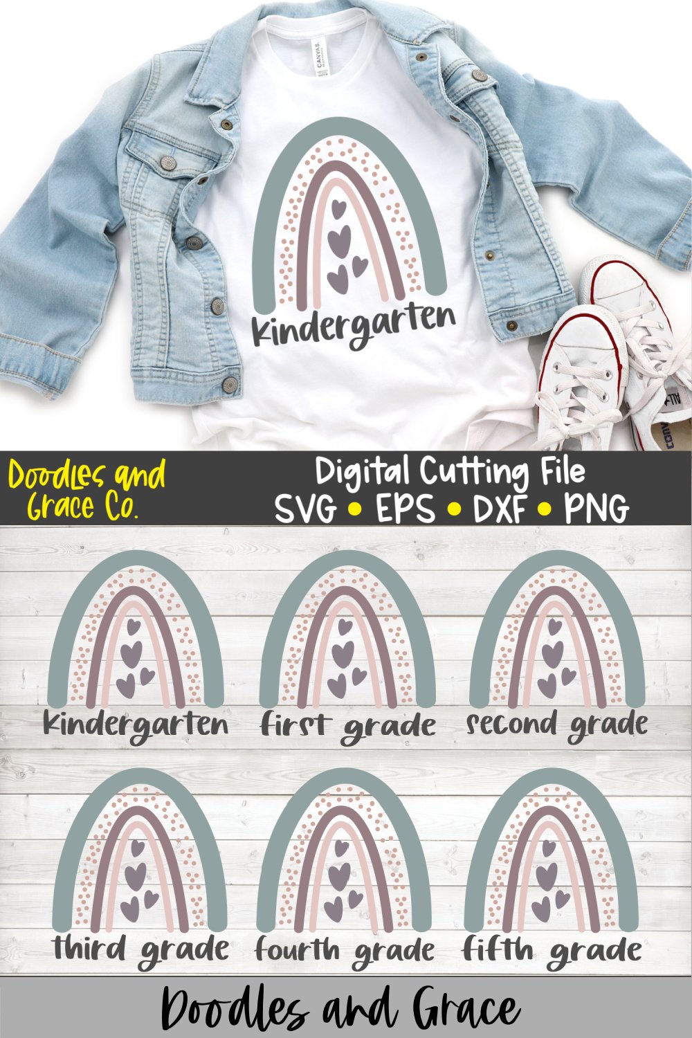 School Grades SVG Bundle - SVG DXF - EPS - PNG