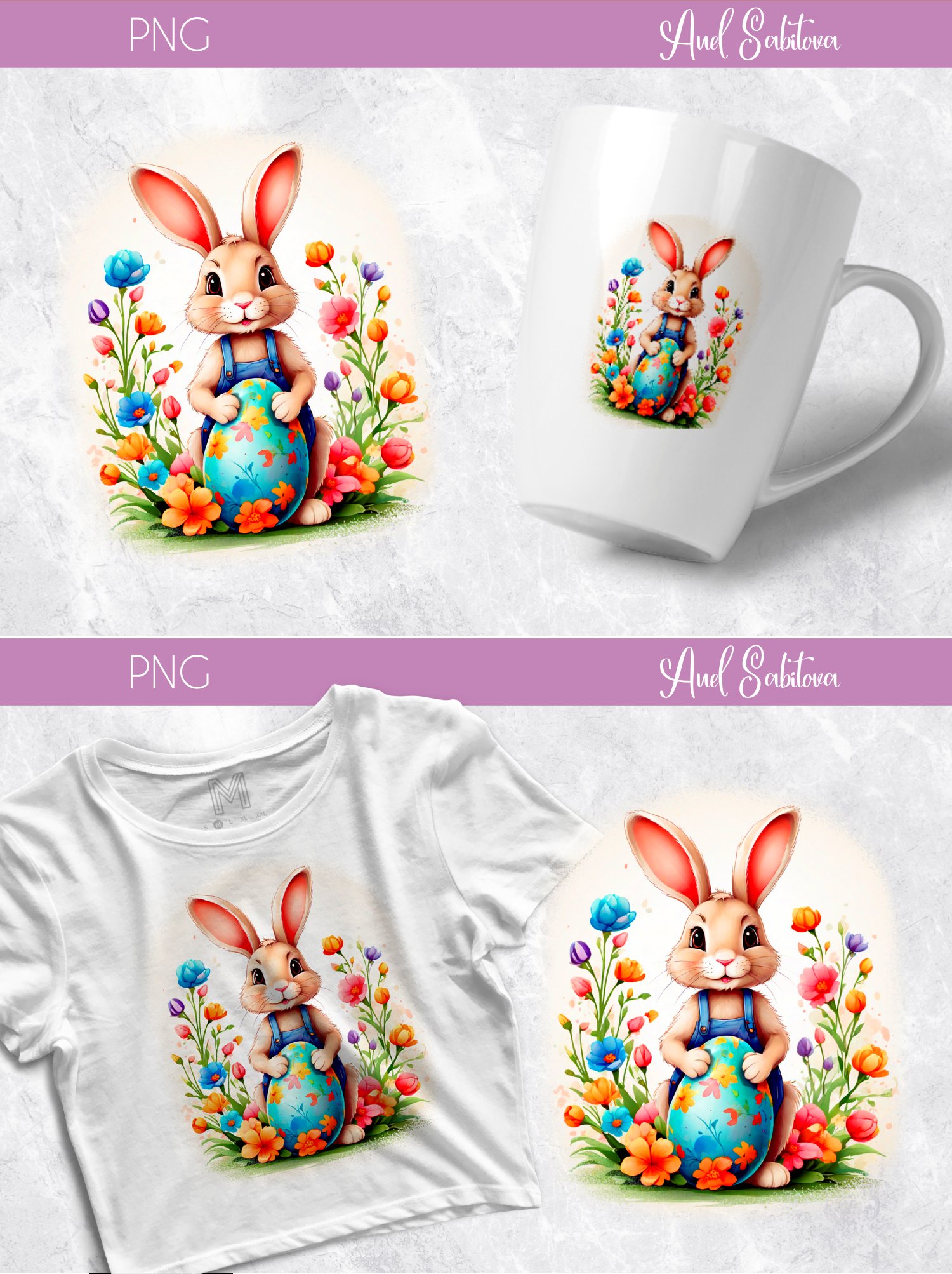 Easter Bunny PNG Sublimation (3185233)