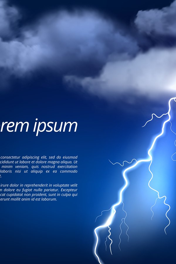 Storm background. Thunderstorm weather rainy clouds night sk