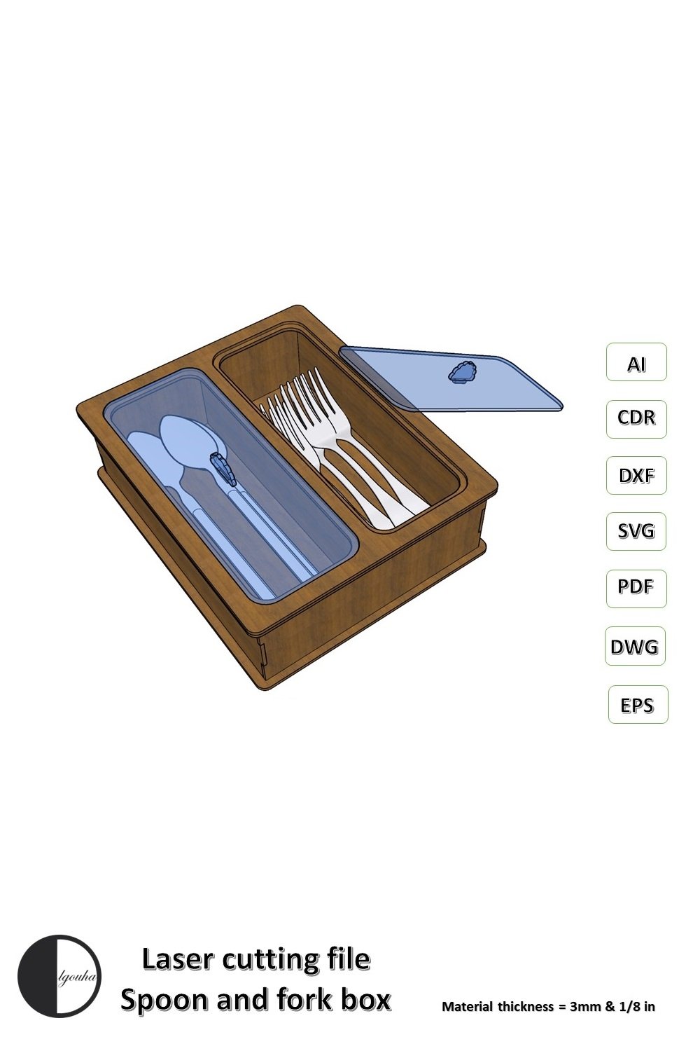 Spoon and fork box