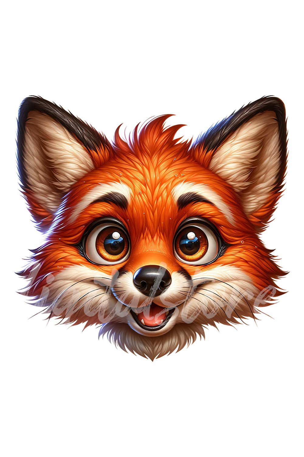 Funny Quirky Fox Clipart Sublimation PNG (3589734)