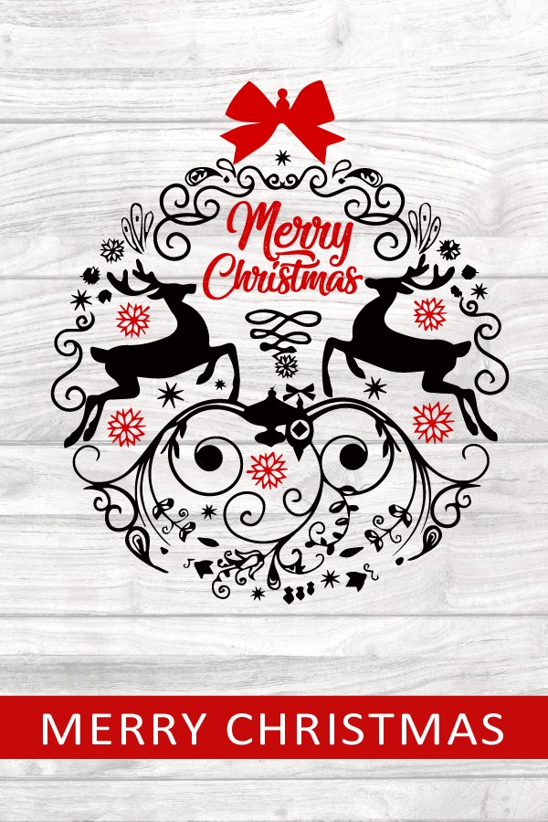 Merry Christmas SVG PNG EPS DXF Santa SVG Holiday SVG Files