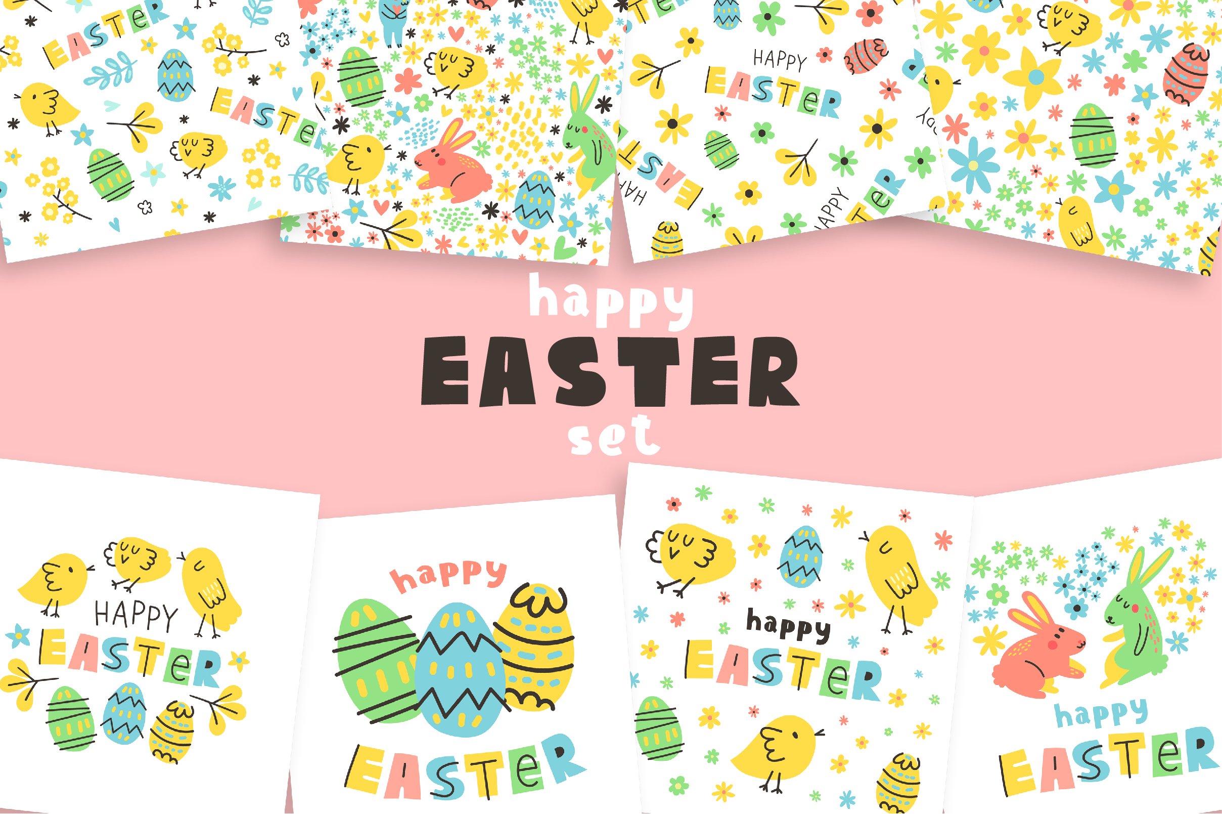 Happy Easter Graphic set (1756229)