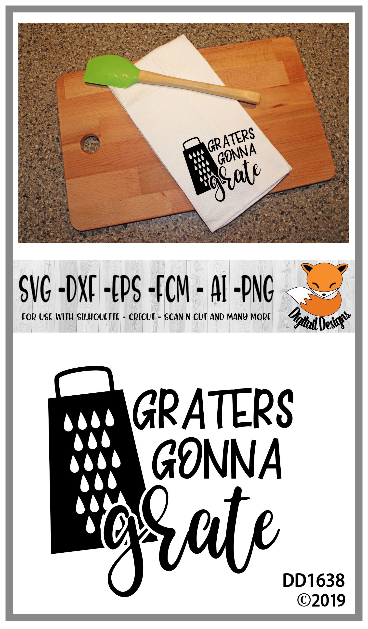 Graters Gonna Grate Kitchen SVG