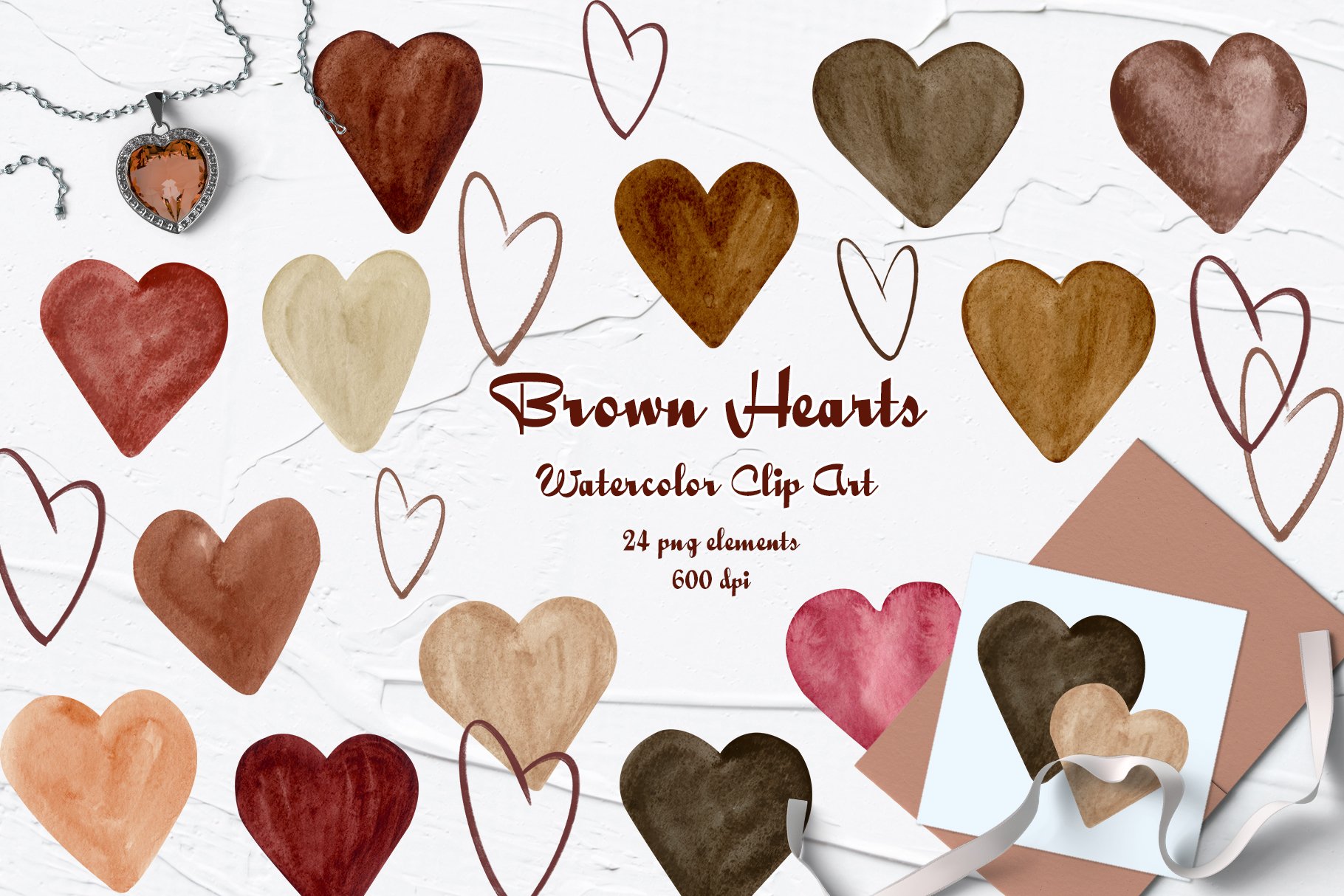 Brown Hearts Co-ord main image 0