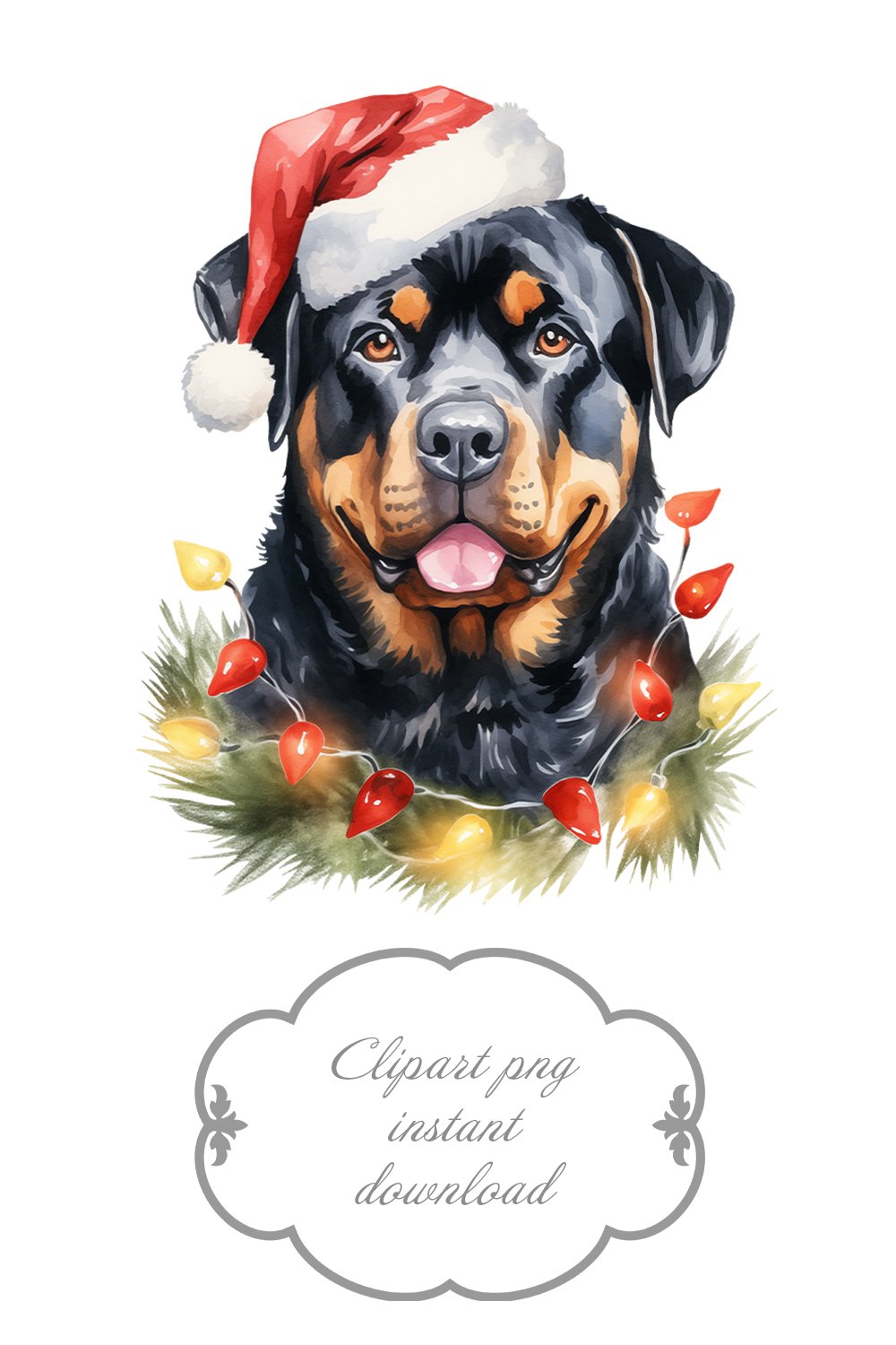 Christmas Rottweiler (2984913)