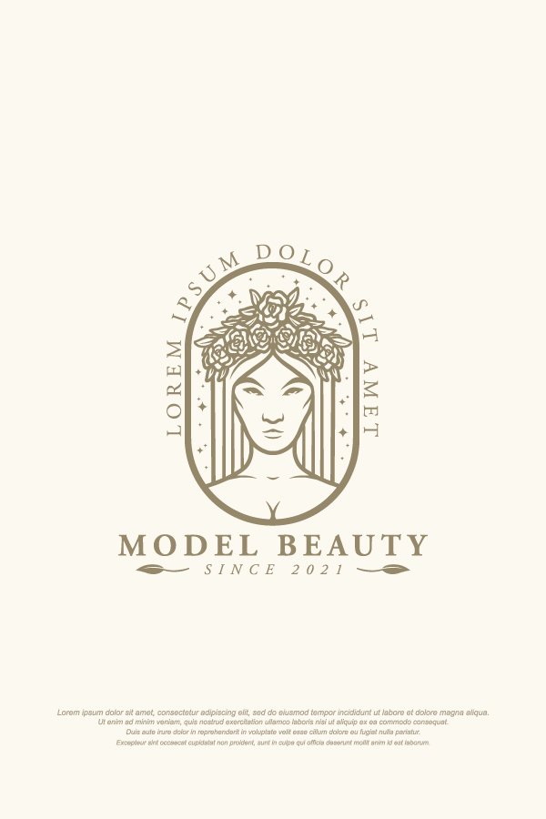 Model Beauty Logo Abstract Vector Template Design (1563627)
