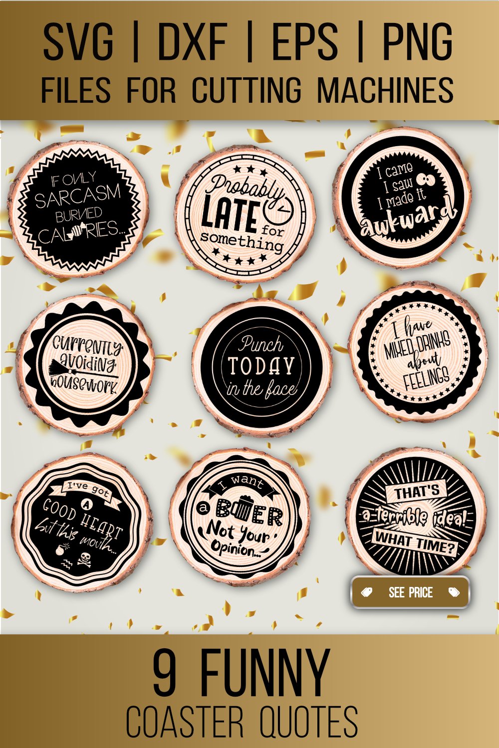 9 Funny coaster quotes