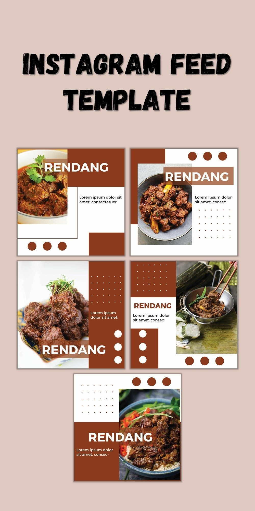 Template Instagram Business - Rendang