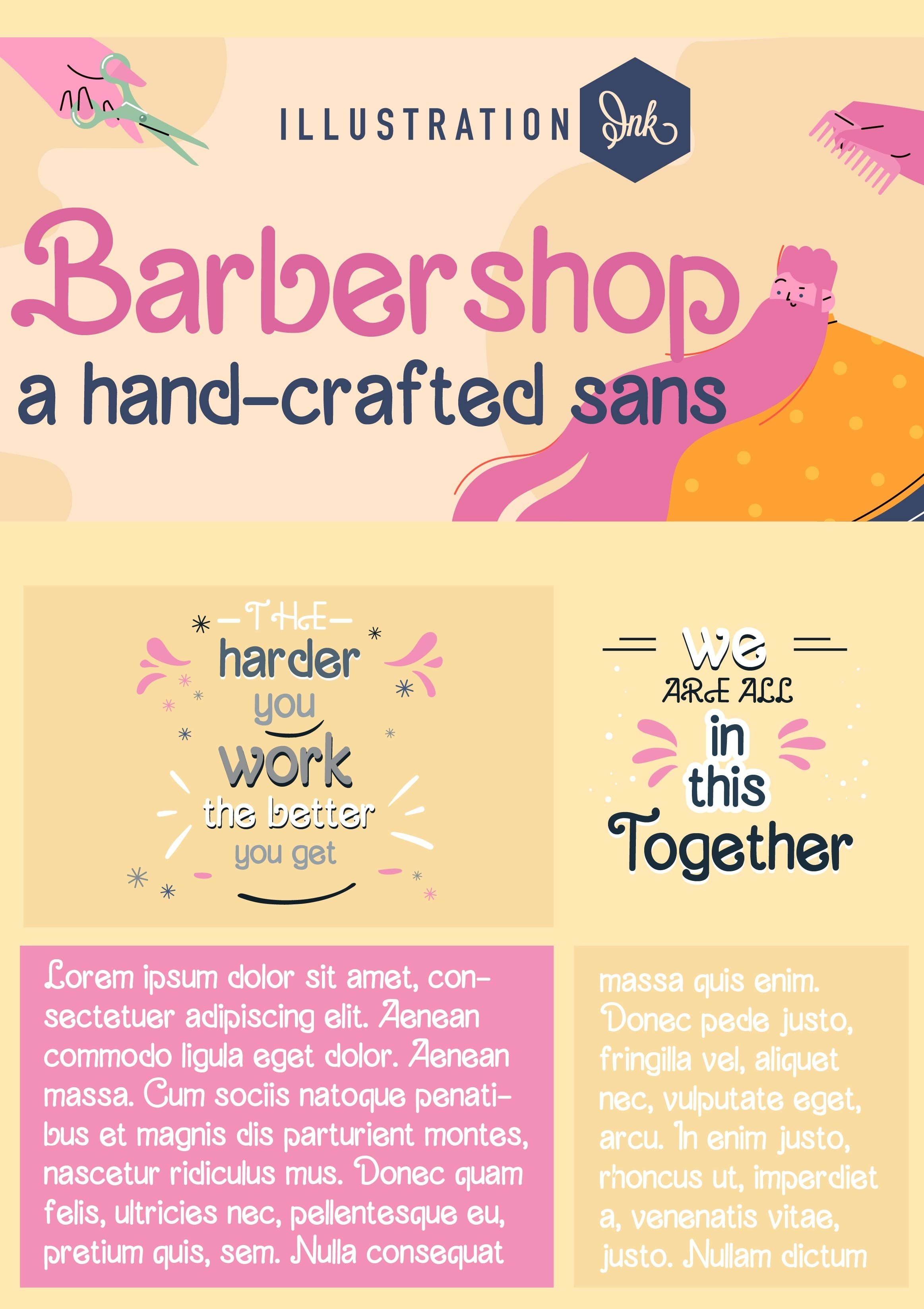 Hand-written cursive script