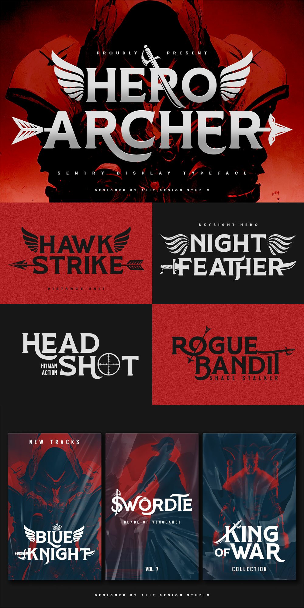 The Hero Archer Typeface