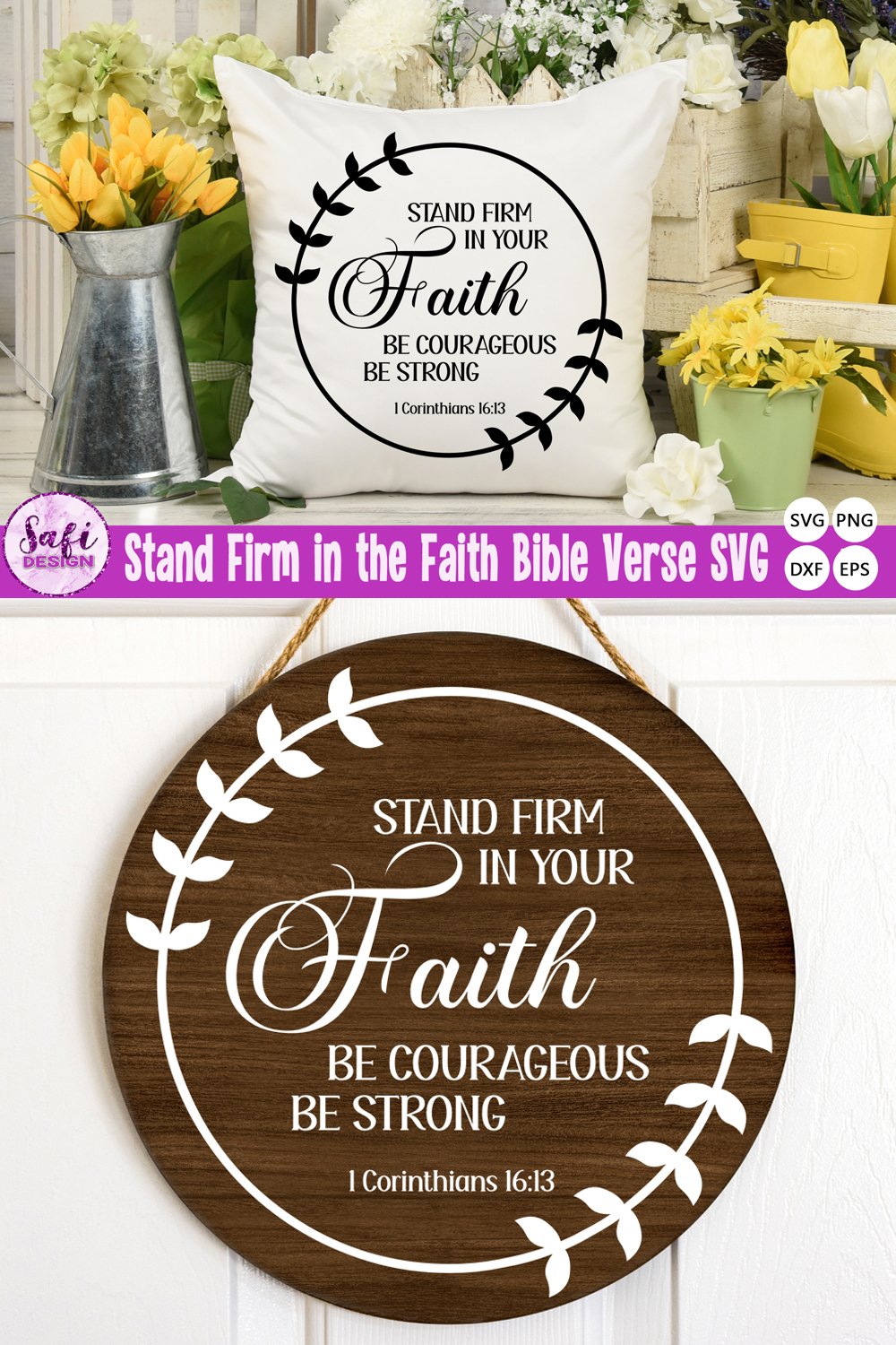 Stand Firm in the Faith Bible Verse SVG 1 Corinthians 16:13