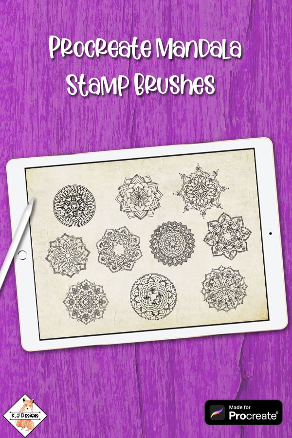 Procreate Mandala Stamp Brushes