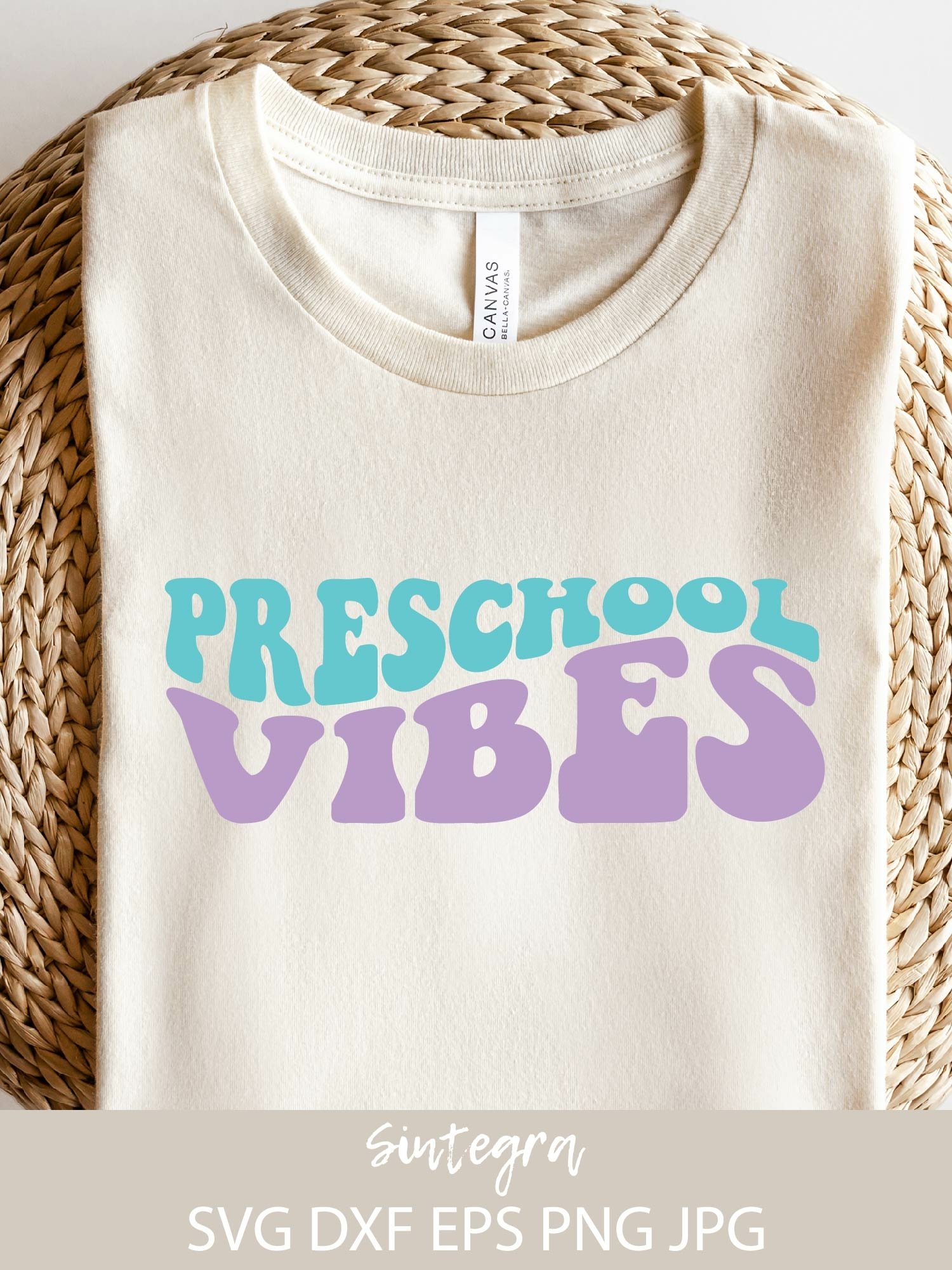 Preschool Vibes SVG Cut File (2069765)