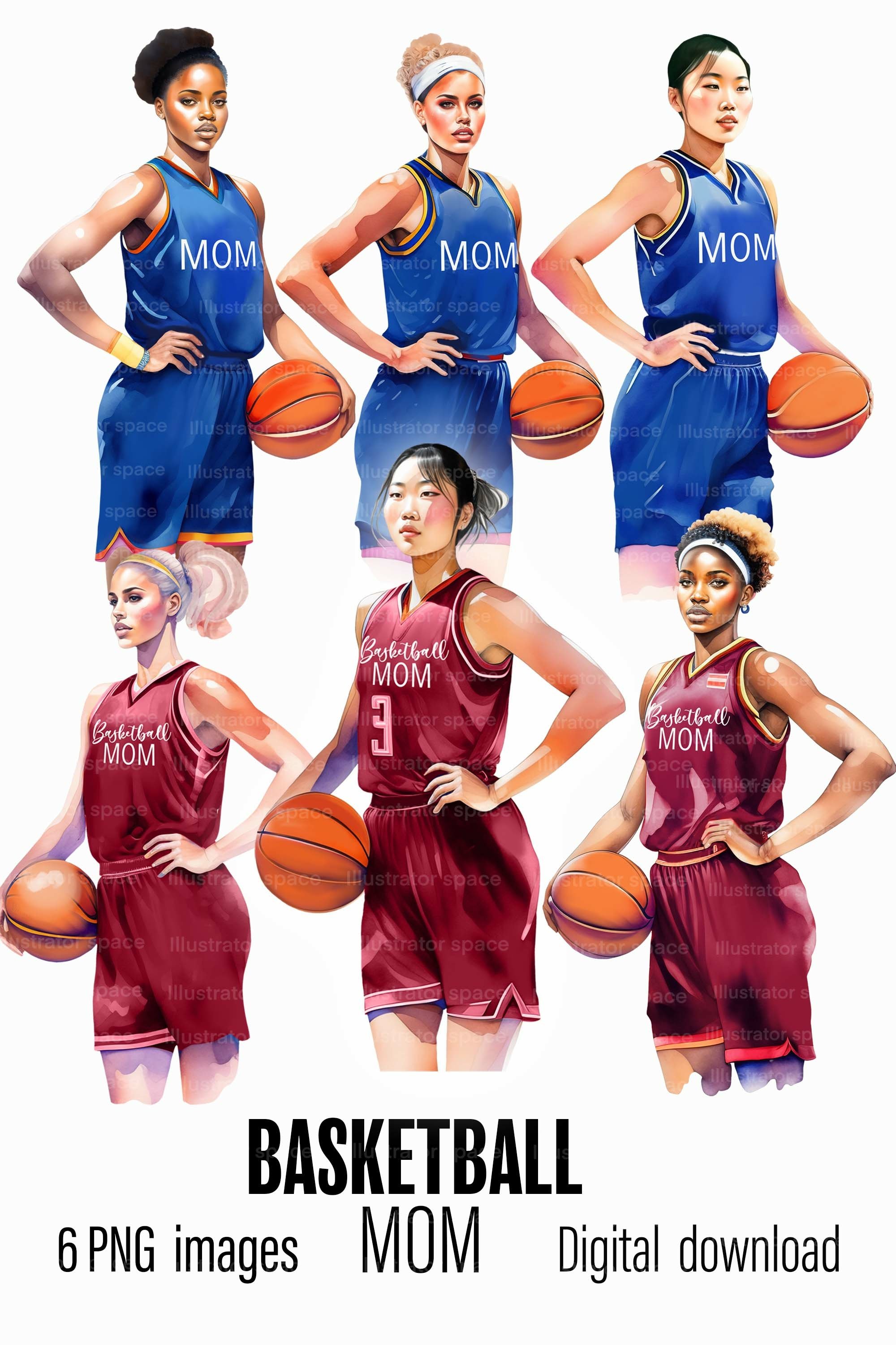 Basketball mom PNG, Sports mom clipart, Basketball PNG