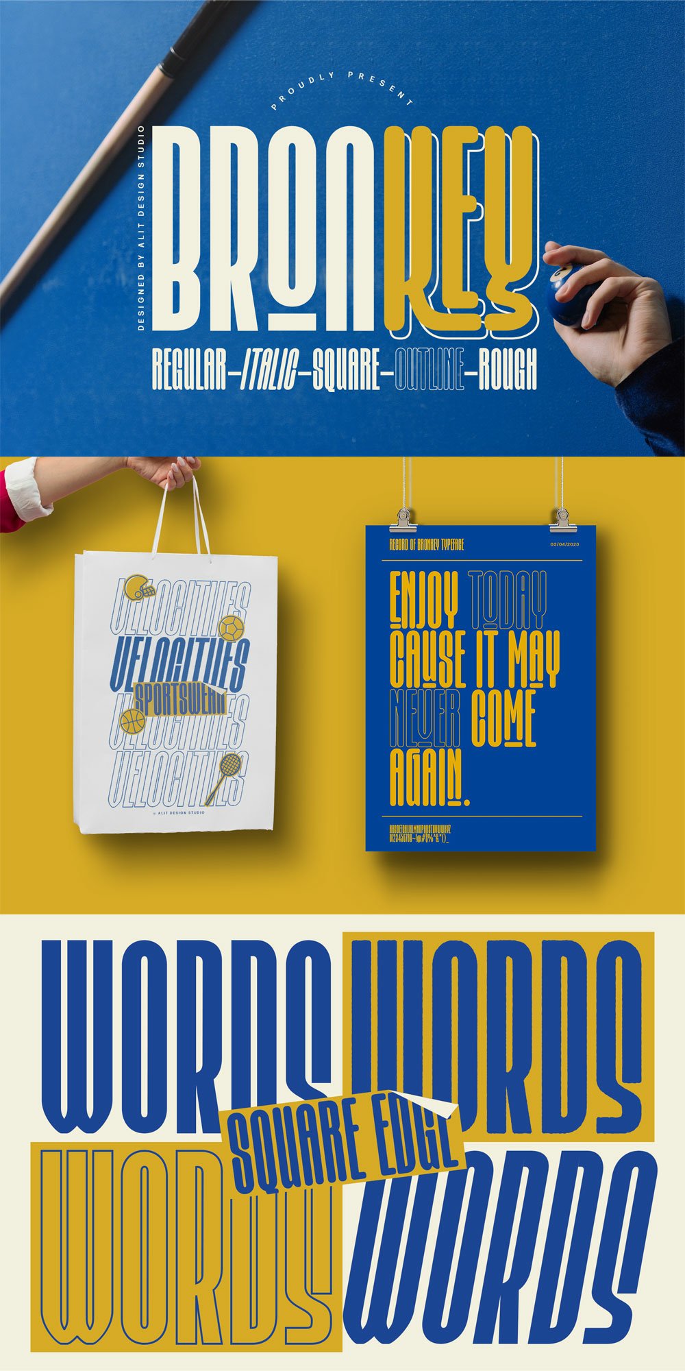 BRONKEY Typeface