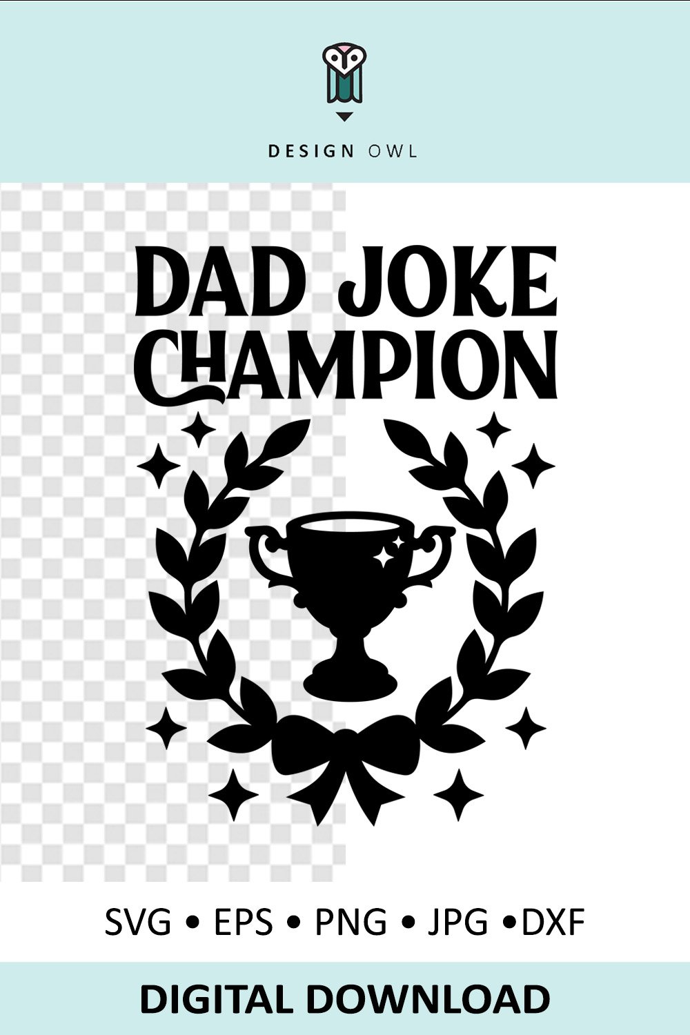 Dad Joke Champion SVG