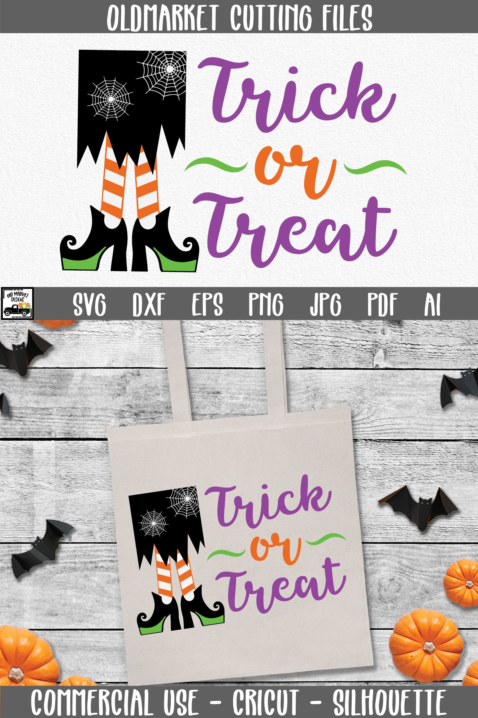 Trick or Treat SVG Cut File - Halloween SVG File