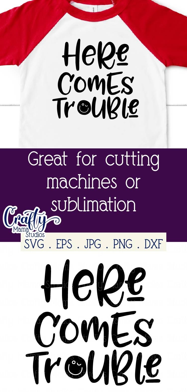 Here Comes Trouble Svg Adorable Baby Svg New Baby Cut Files Design Bundles