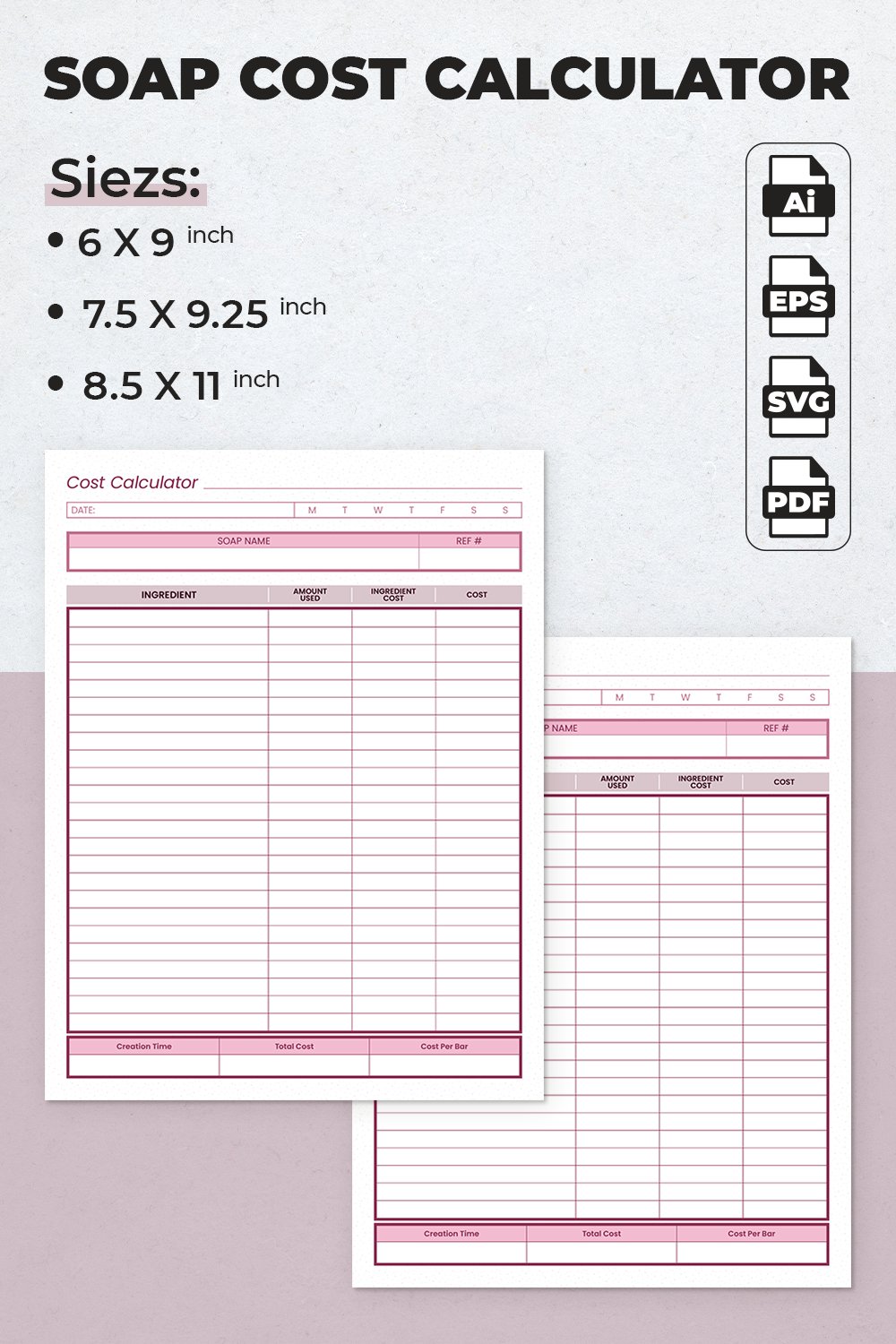 Soap Cost Calculator (2190688)