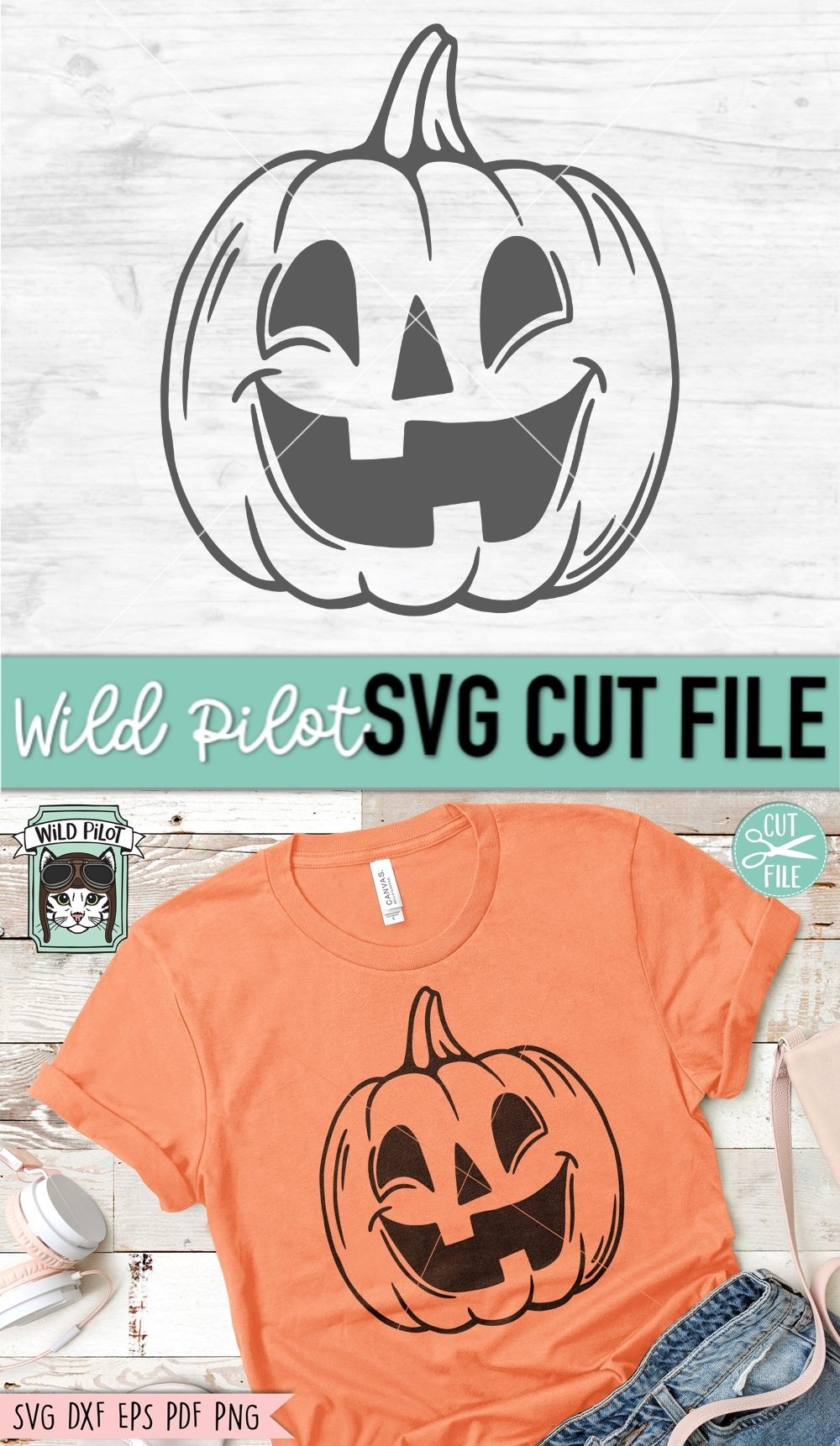 Flower Jack o Lantern SVG, Floral Pumpkin SVG, Halloween SVG