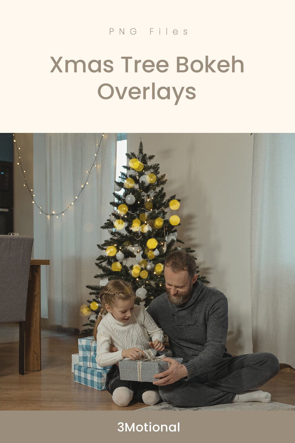 52 Xmas Tree Bokeh Overlays