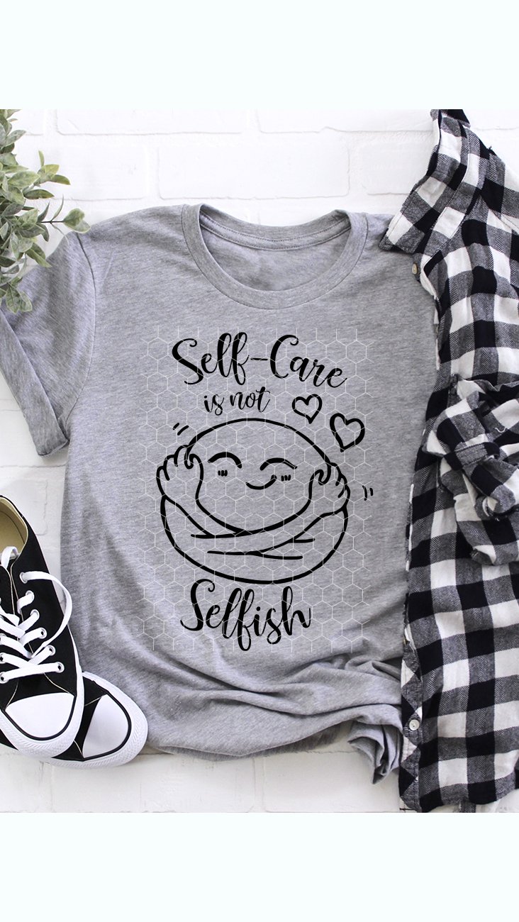 Self Love Svg, Mental Health svg, Self Care is not Selfish
