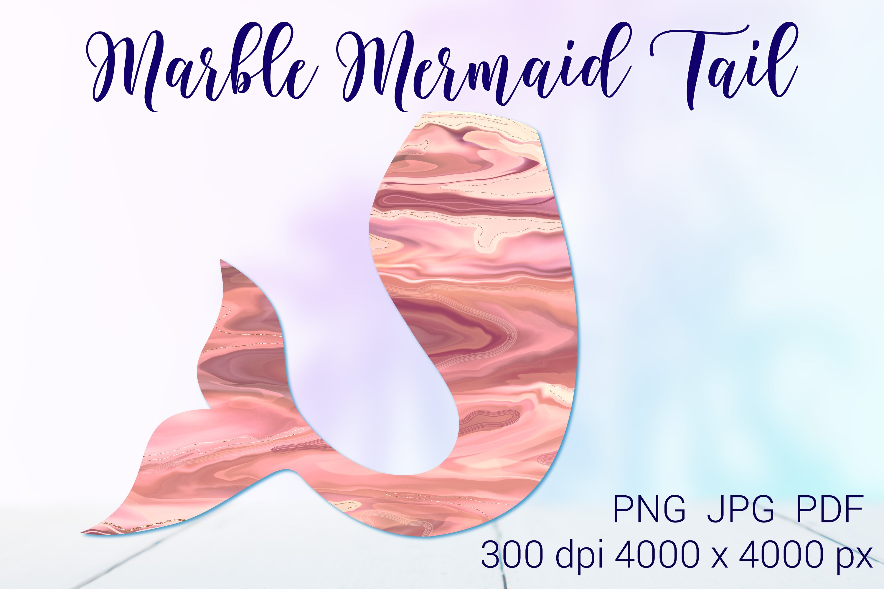 Mermaid tail printable, Mermaid clipart PNG, Fish tail PNG