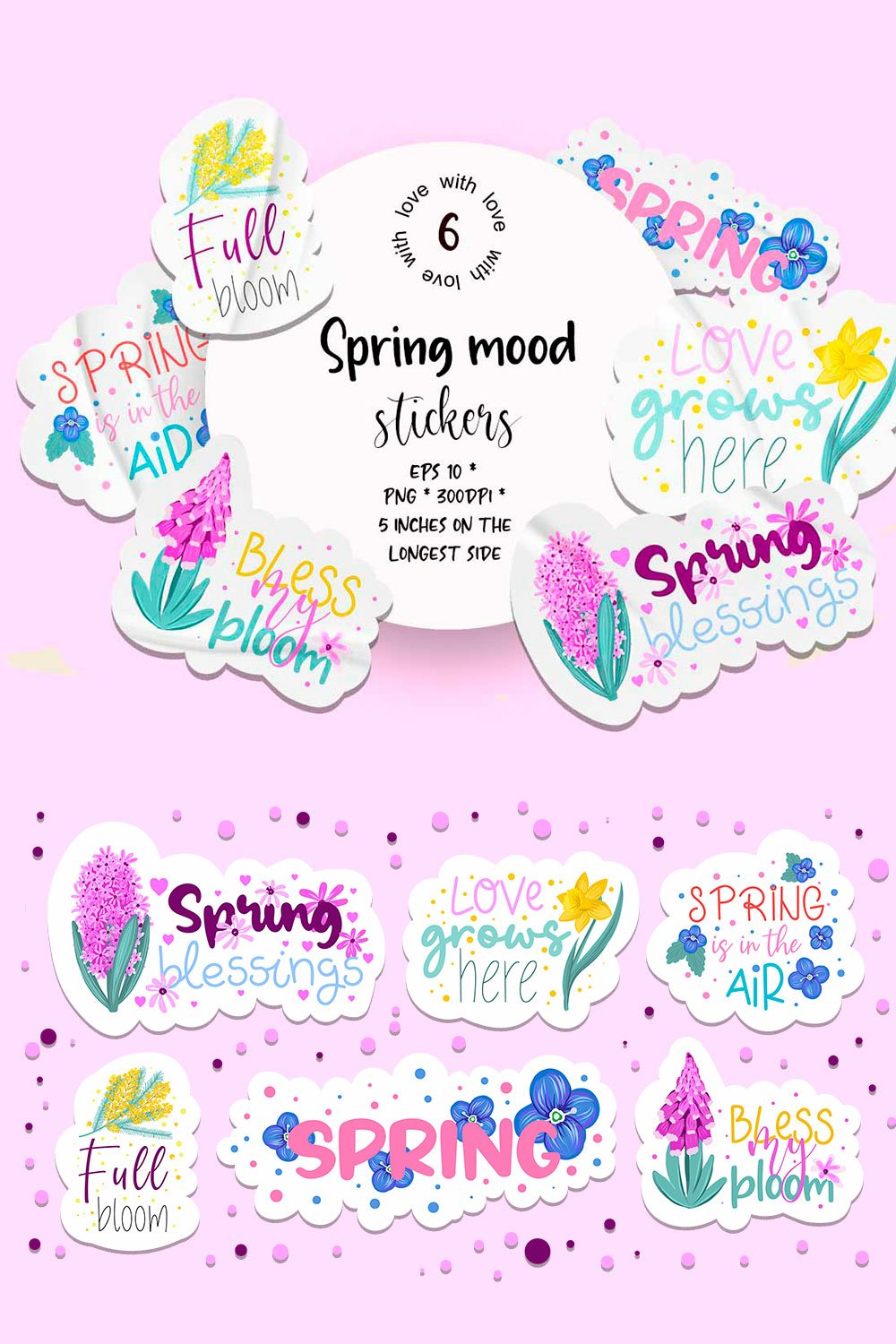spring stickers