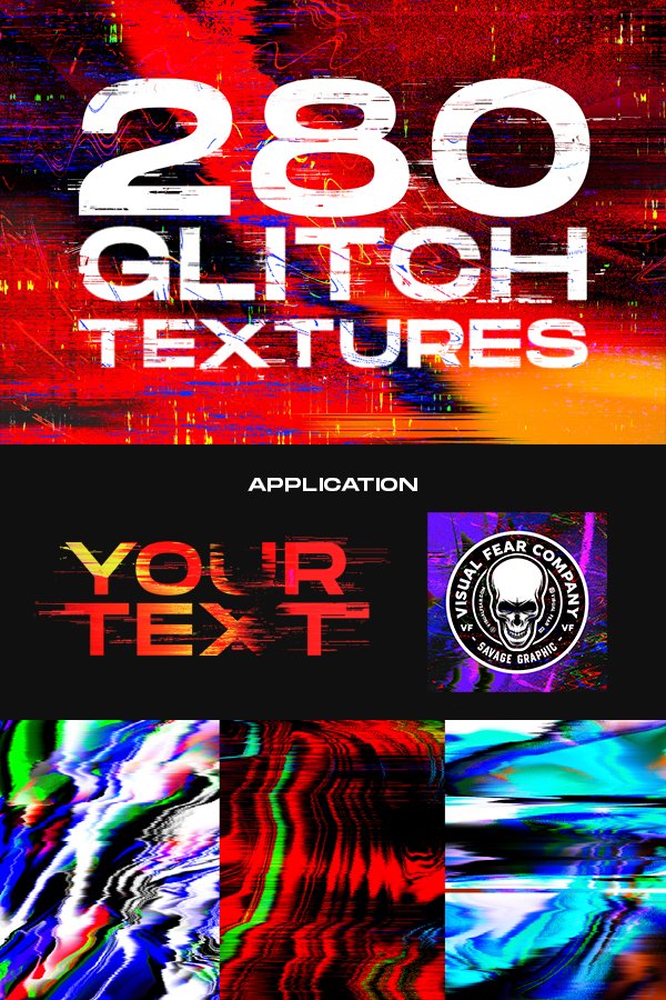 Glitch and Distortion textures