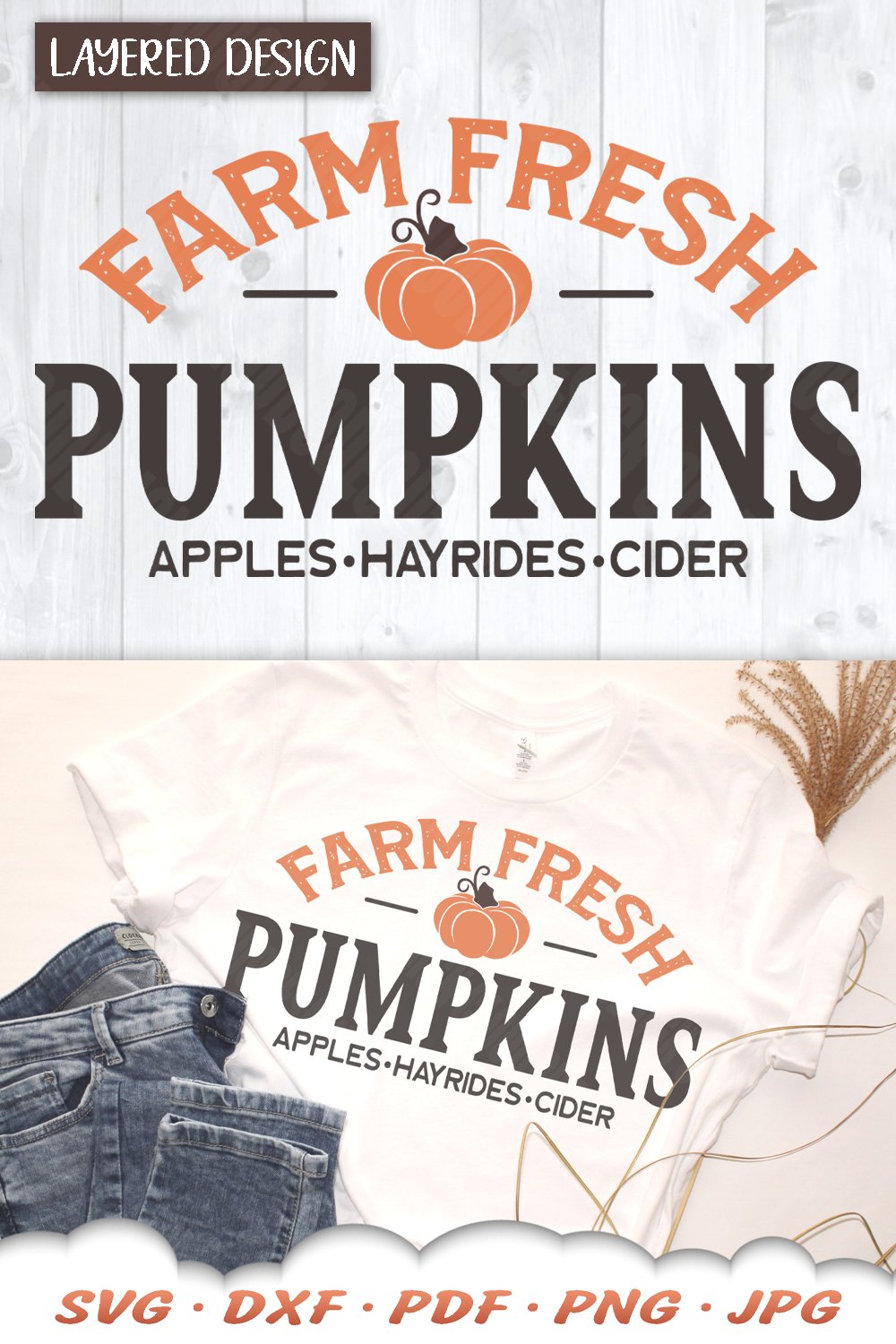 Pumpkin SVG | Farmhouse Fall SVG