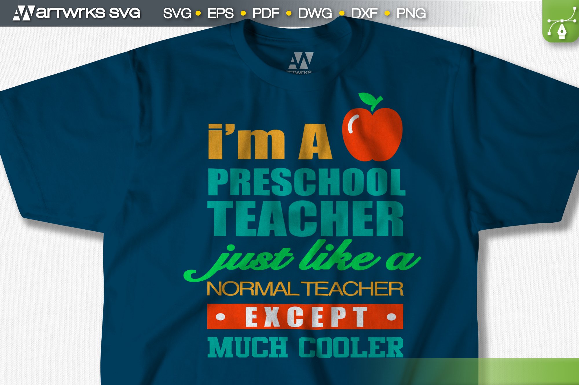 Free Preschool Teacher Life Svg