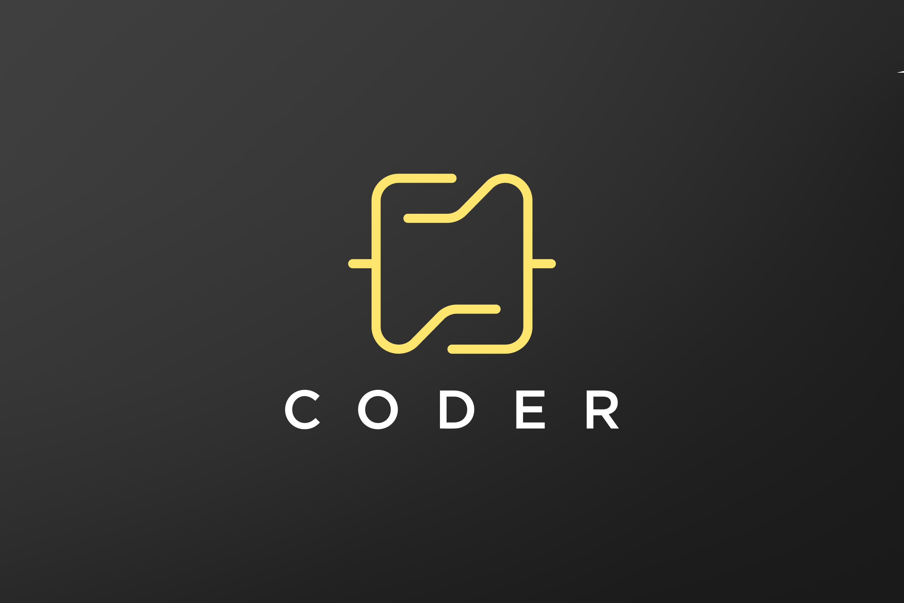 programming code logo in a modern style (1109443)
