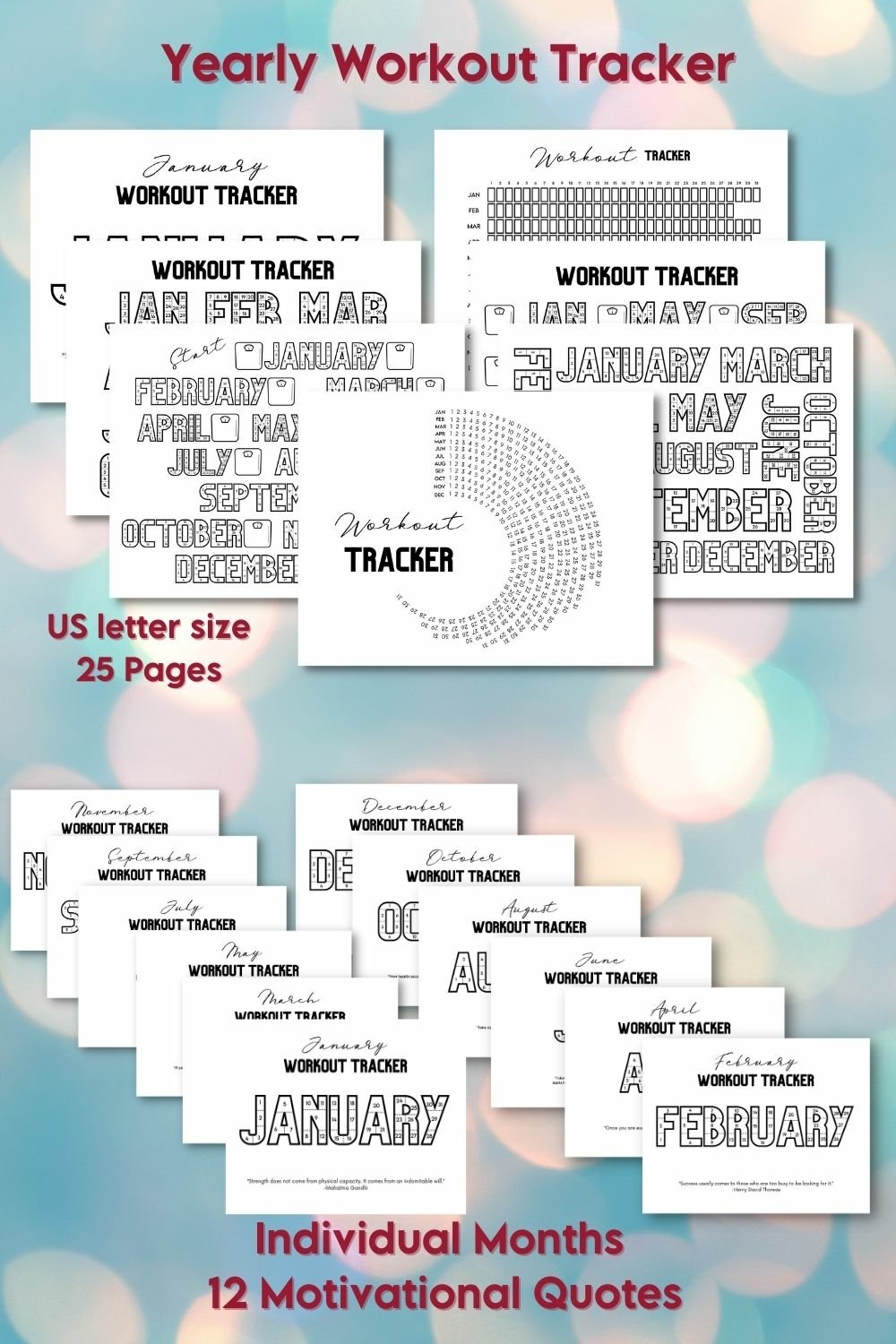 Workout Tracker Printable