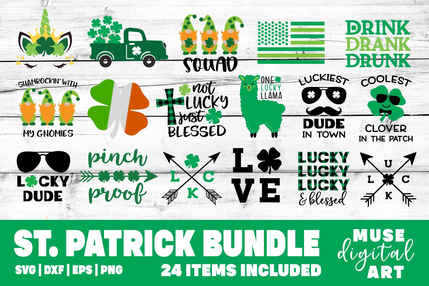 St Patricks Day Bundle Svg, Kids St Patricks Svg Cut Files