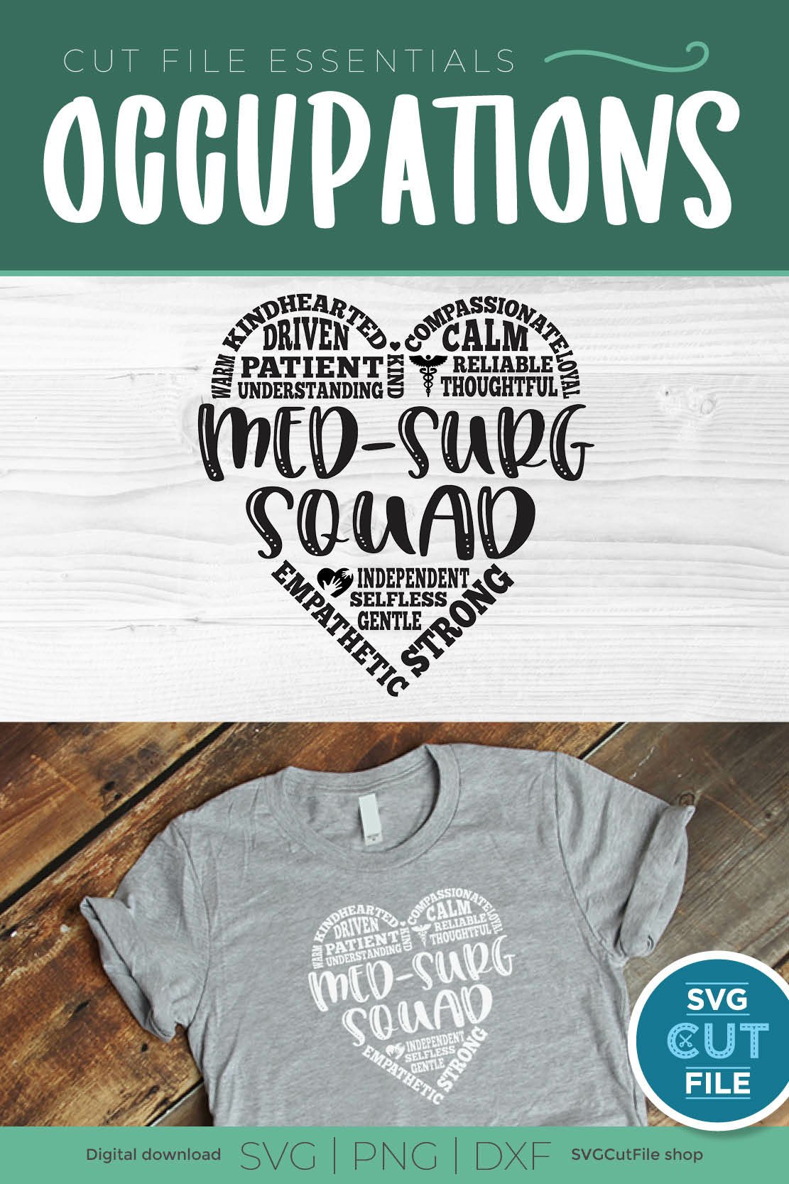 Med Surg Squad svg for Cricut or Silhouette