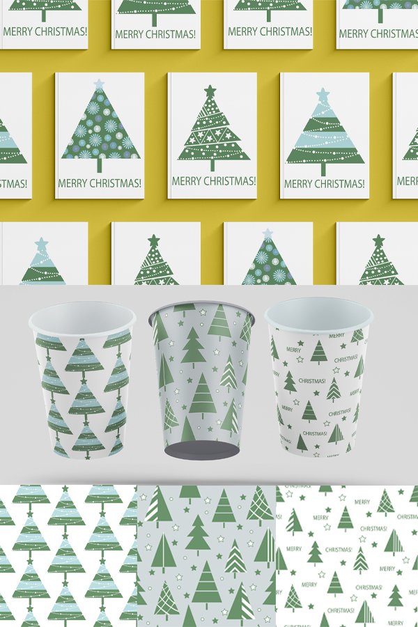 Christmas Bandle. Elements and Patterns
