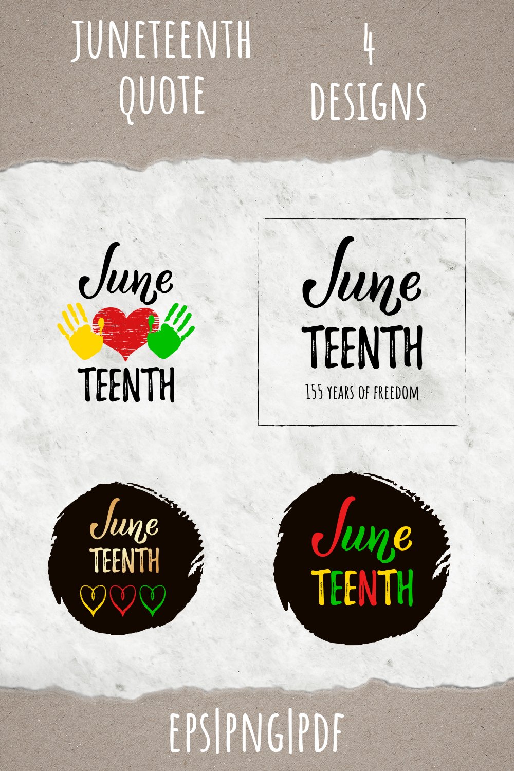 Juneteenth Quote 4 Desings Eps Png Pdf 686995 Sublimation